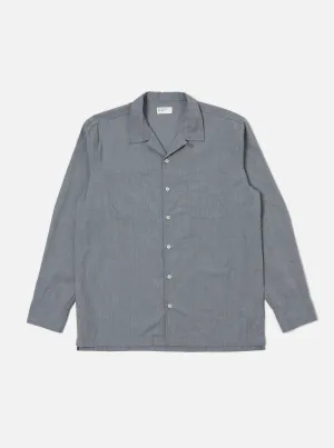 Snag Free Surface Grey End On End Cotton Garage Shirt