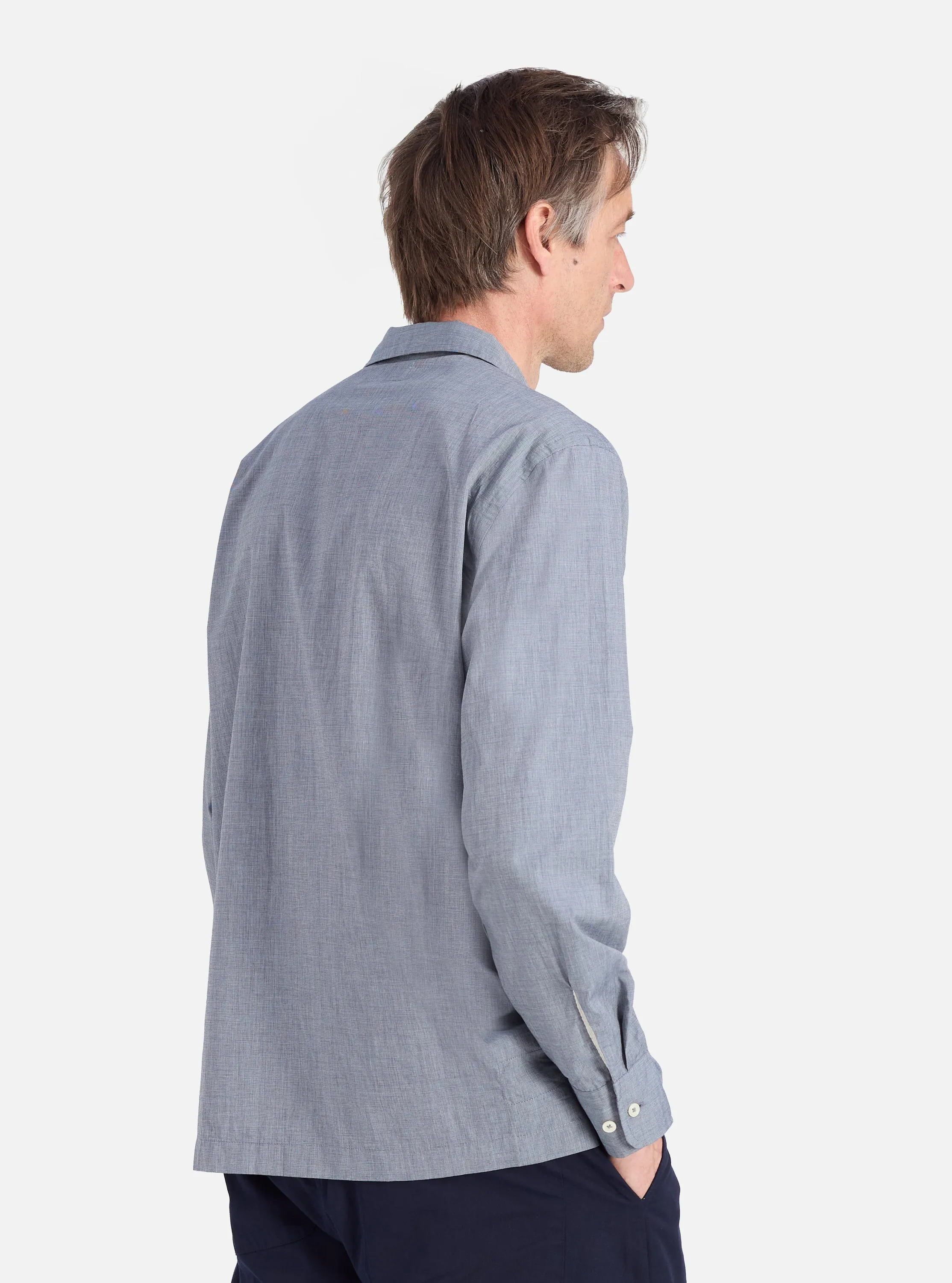 Multipurpose Layering Fabric Cooling Mesh Lining Grey End On End Cotton Garage Shirt