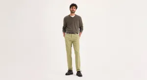 Slim Wear Design Signature Iron Free Khakis, Skinny Fit with Stain Defender?
