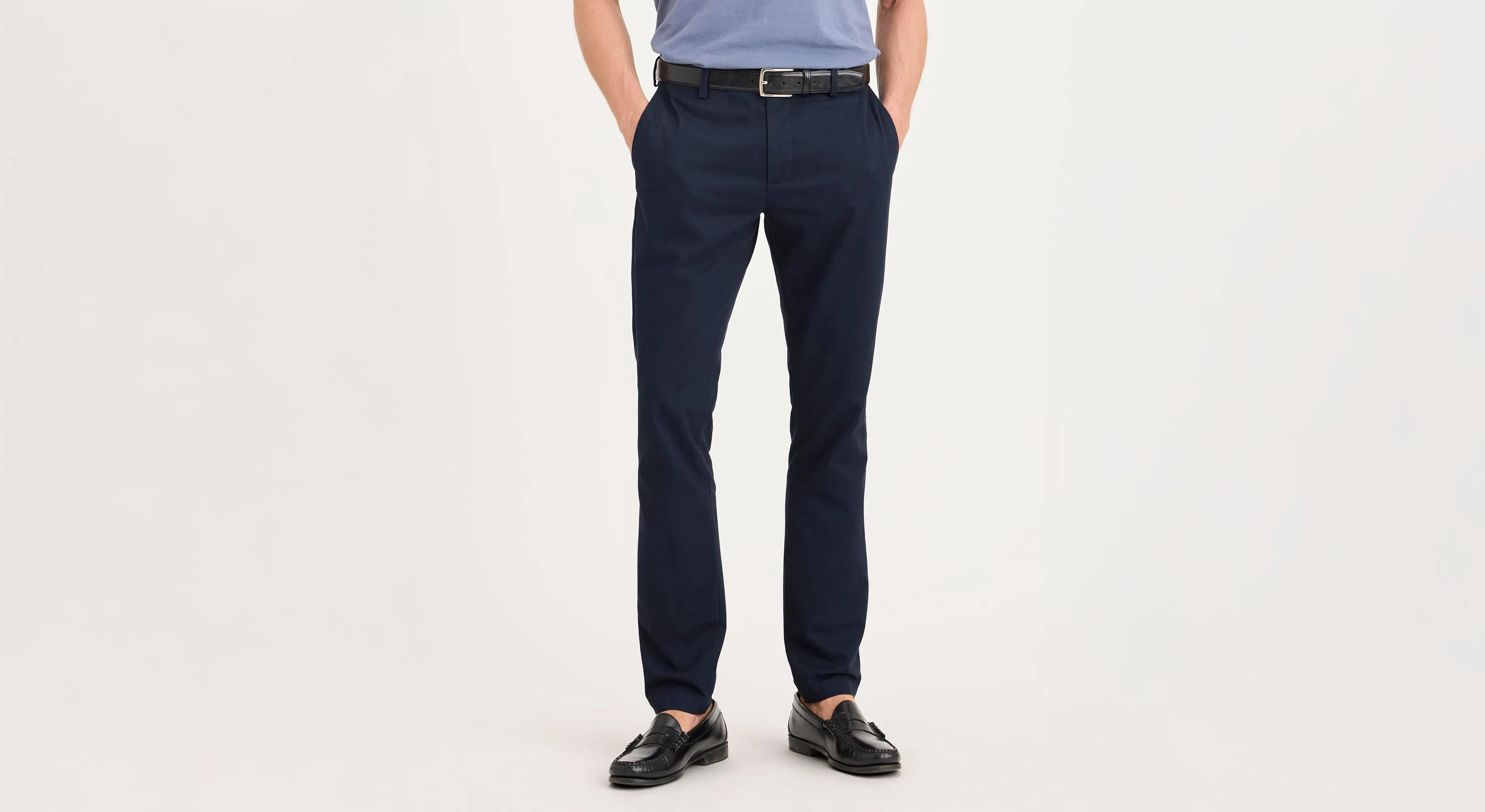 Move Comfort Signature Iron Free Khakis, Skinny Fit with Stain Defender?