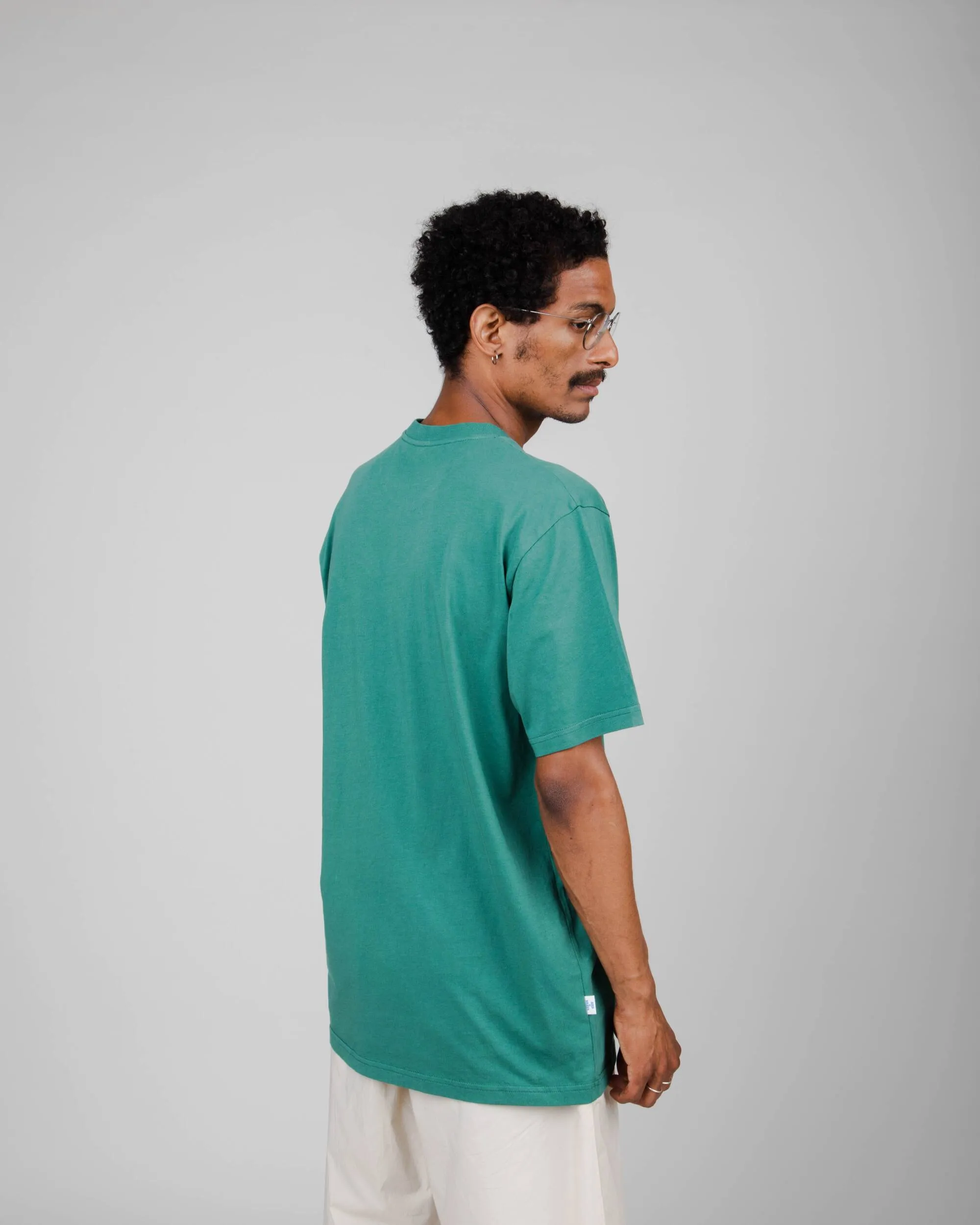 Date night All-Season Comfort Asis Percales Heart T-Shirt Green