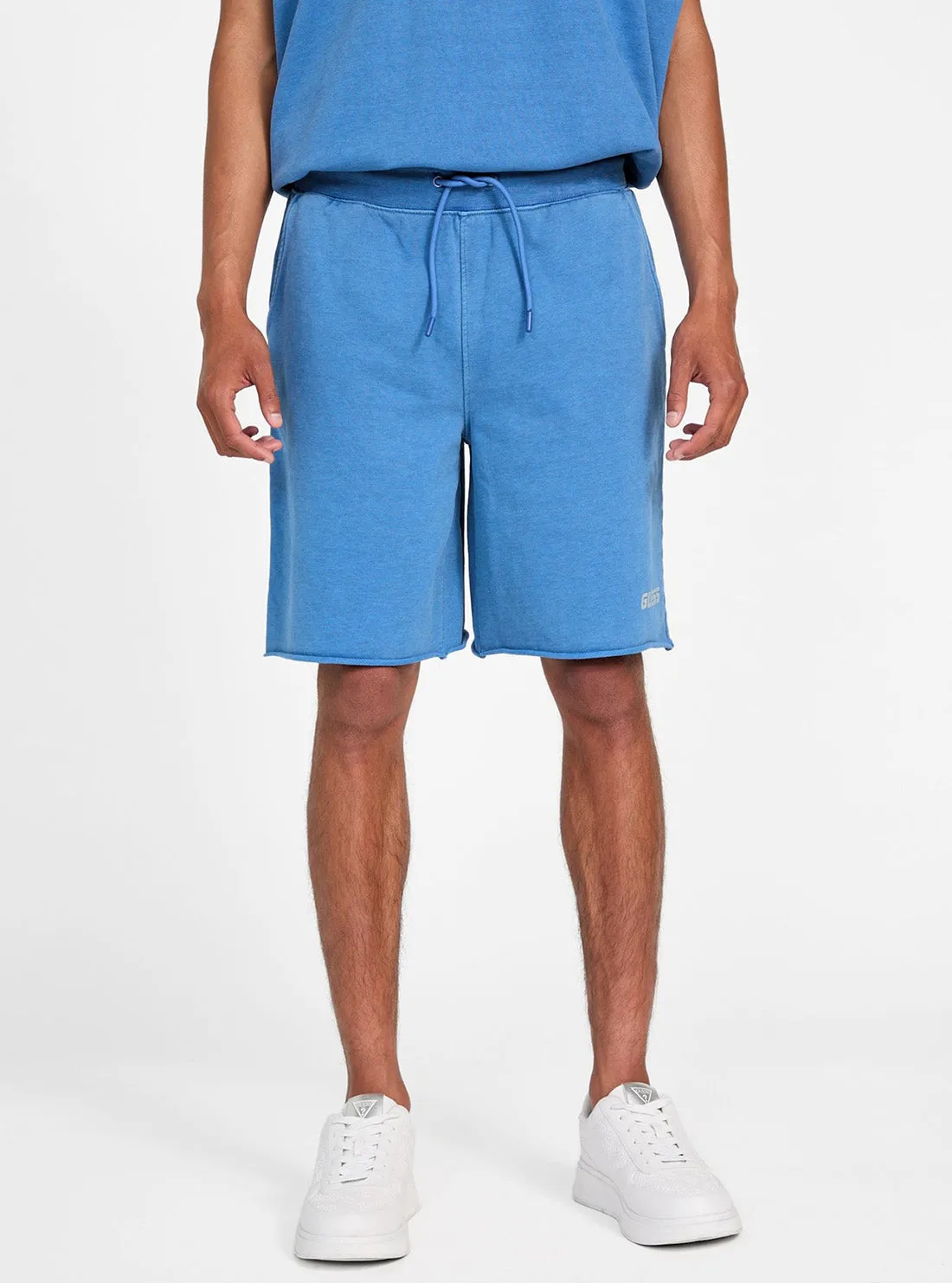 All Day Wear Eco Blue Allium Active Shorts