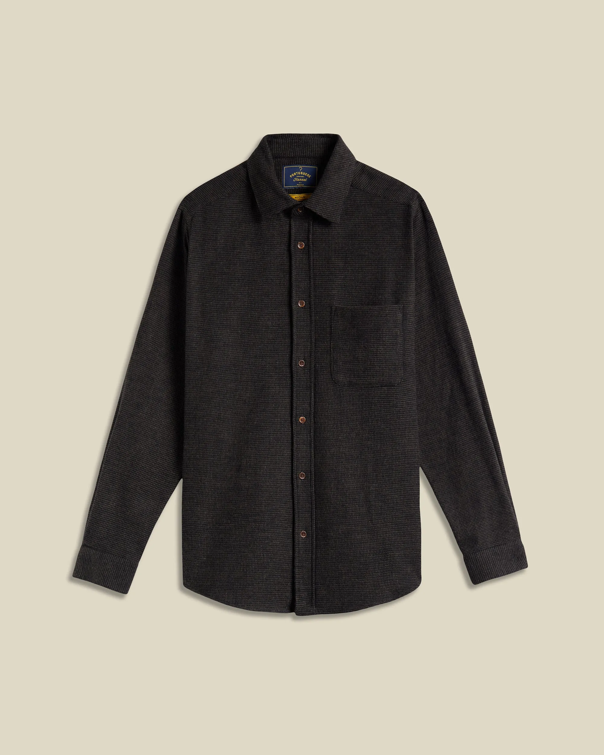 Portuguese Flannel Sounds Shirt Brown Simple Elegance