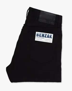 Benzak Denim Developers B-02 Regular Straight Mens Jeans - 13oz Black Slub Selvedge Daywear Option Universal Fit Design