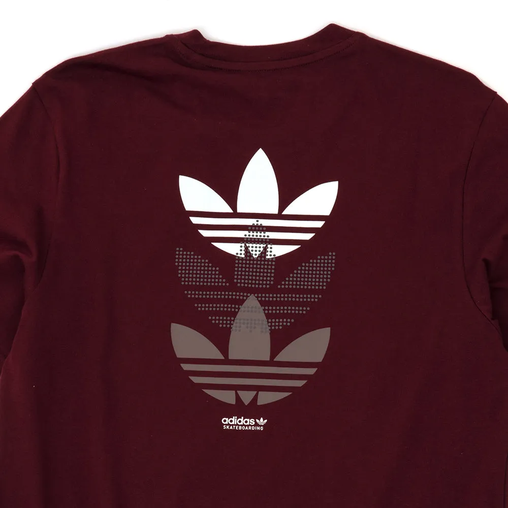 monochromatic waterproof Skate Trip Tre S/S T-Shirt (Red)