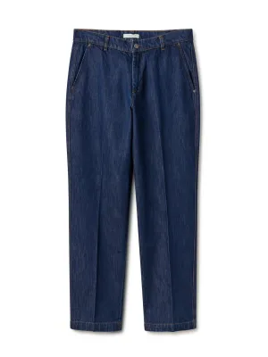 Comfortable Stretch Slim Silhouette Totoya - Mid Blue