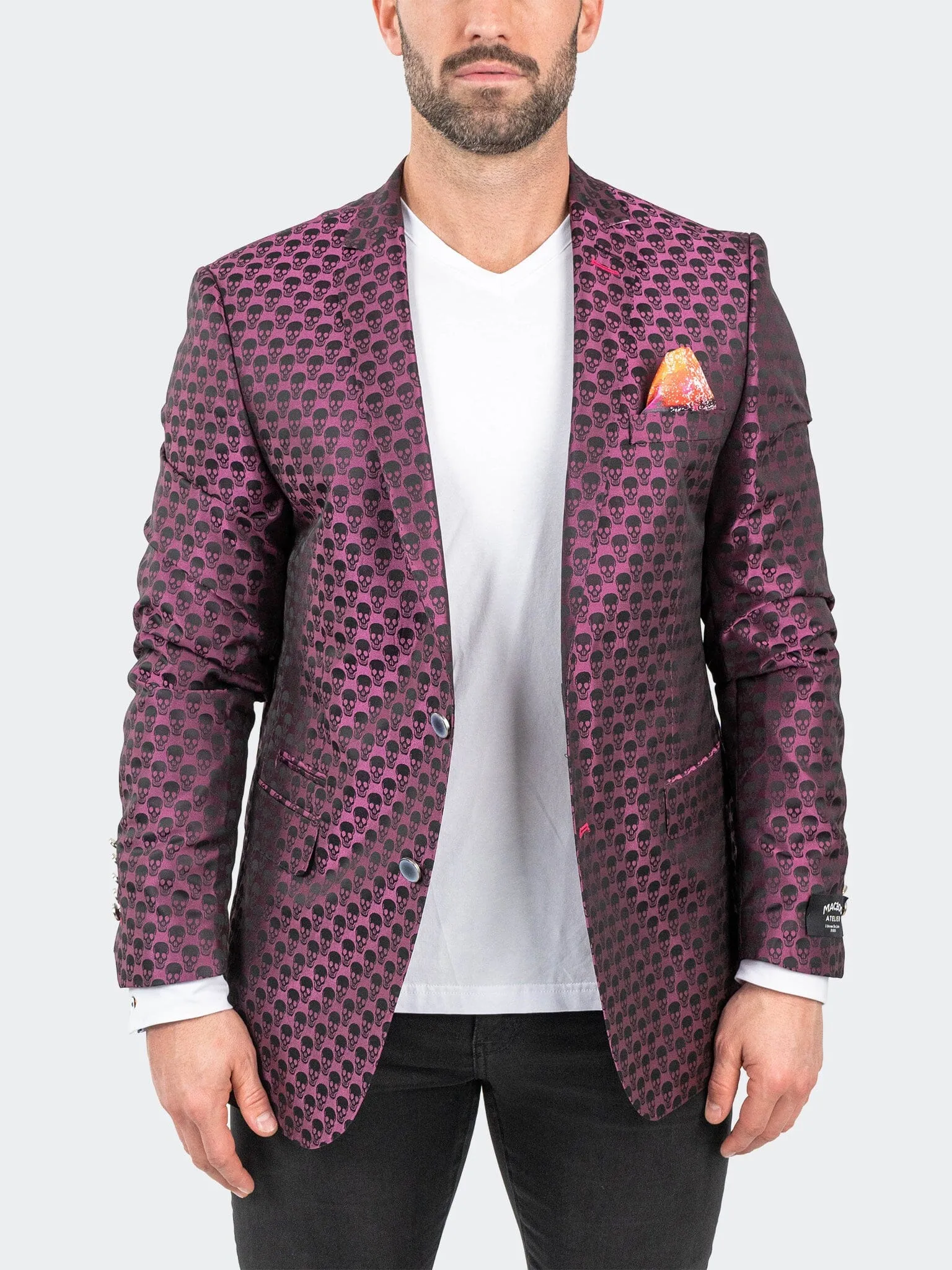 Blazer SkullRepeat Pink TearResistantOuter