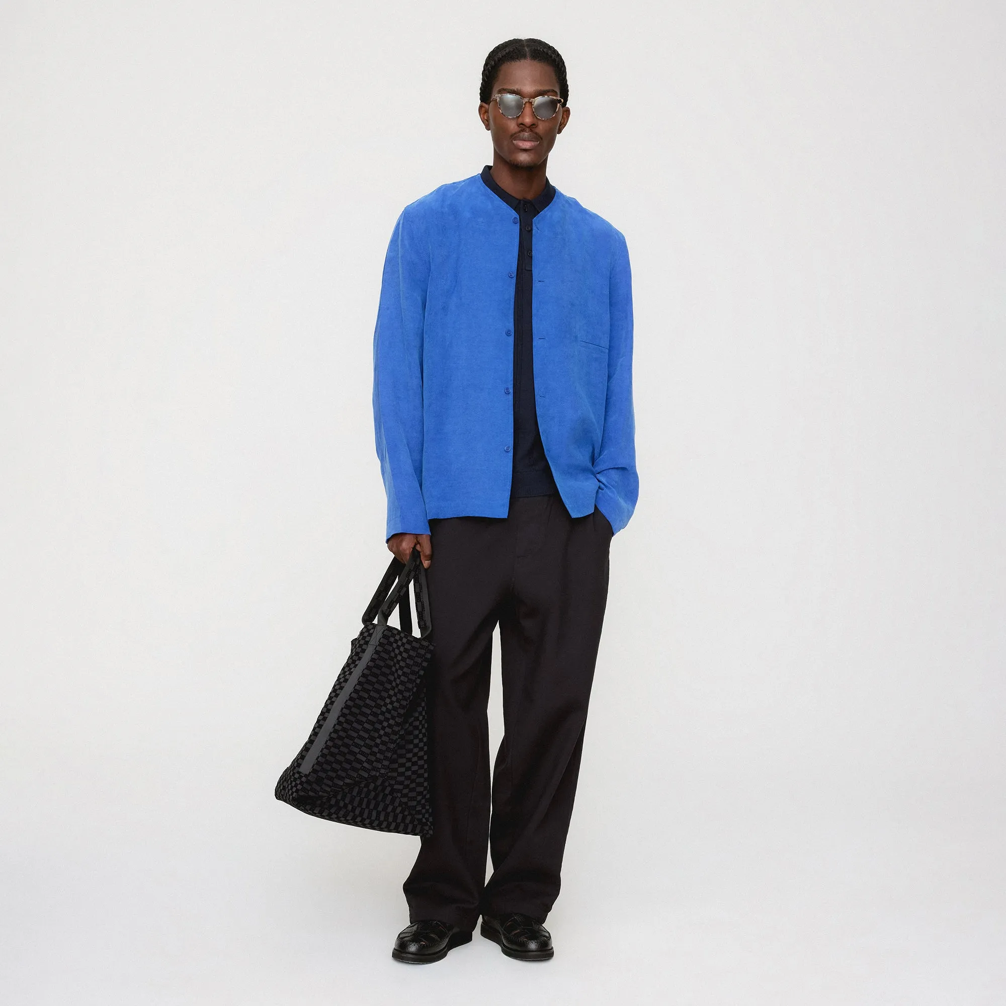 Trail To Town Weekend Ready Look Kith Cupro Linen Caelen Shirt - Current