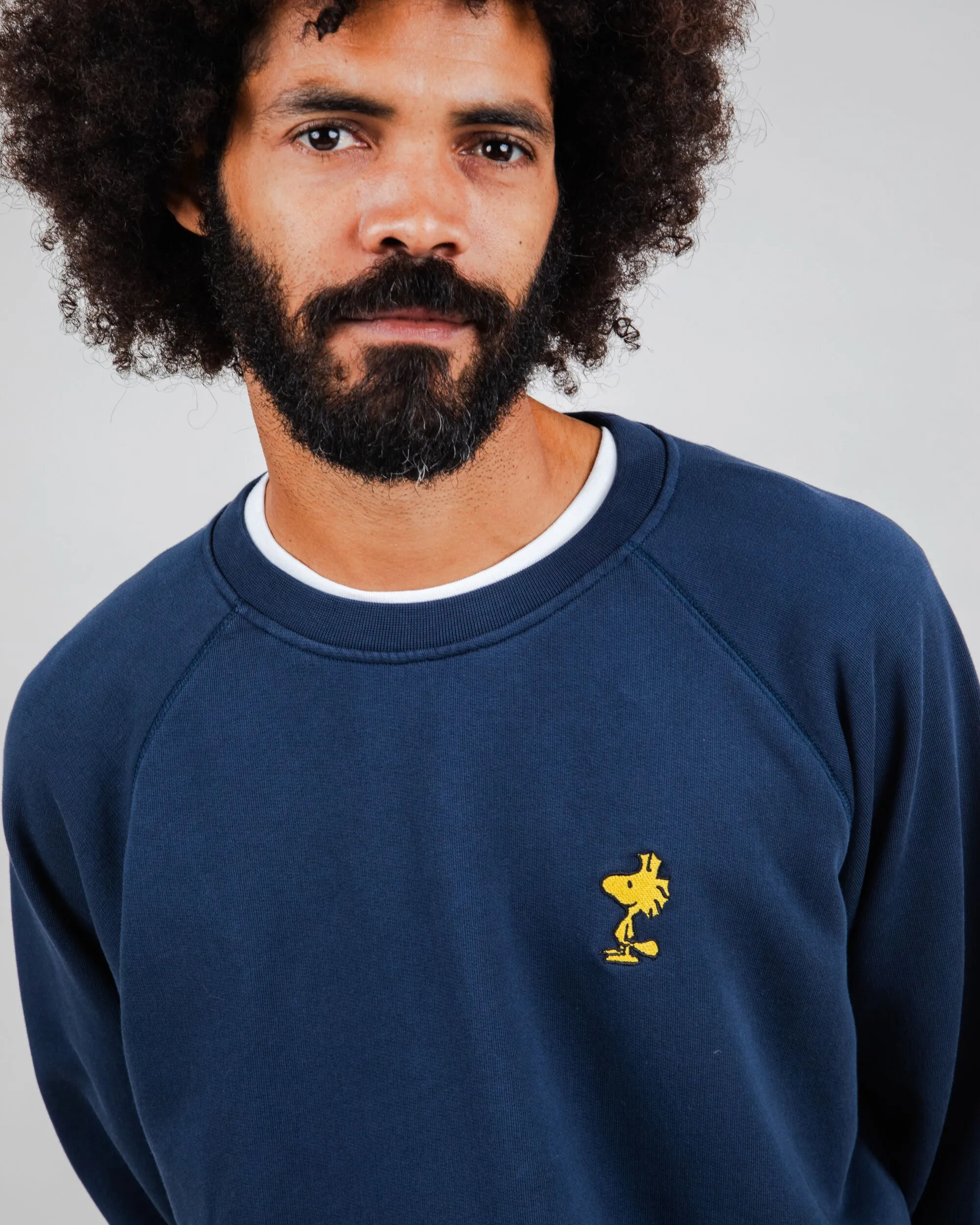 Peanuts Woodstock Sweatshirt Navy Fashionable Design