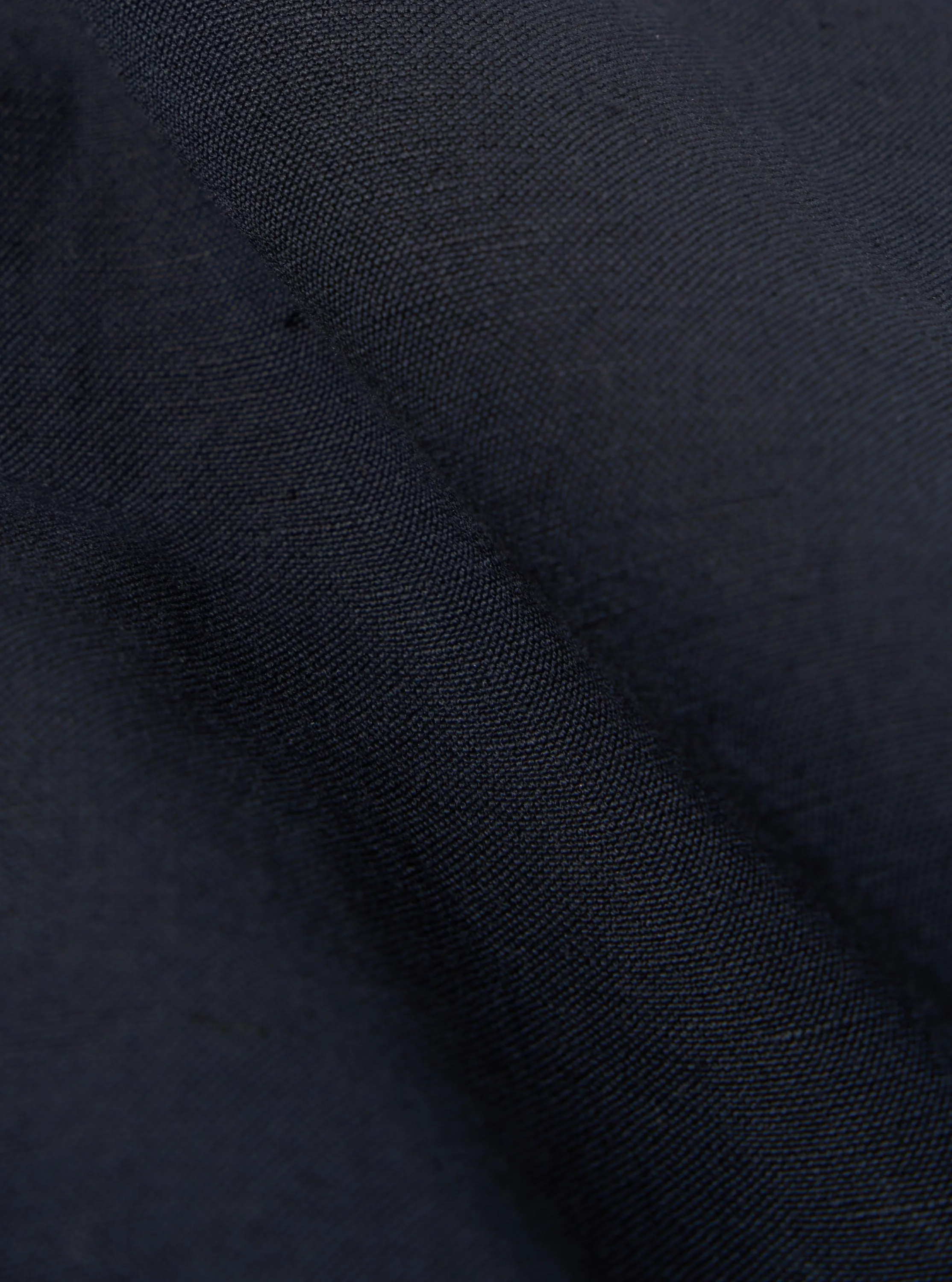 Navy Linen Slub Weave Simple Short sunglasses Day Trip Wear