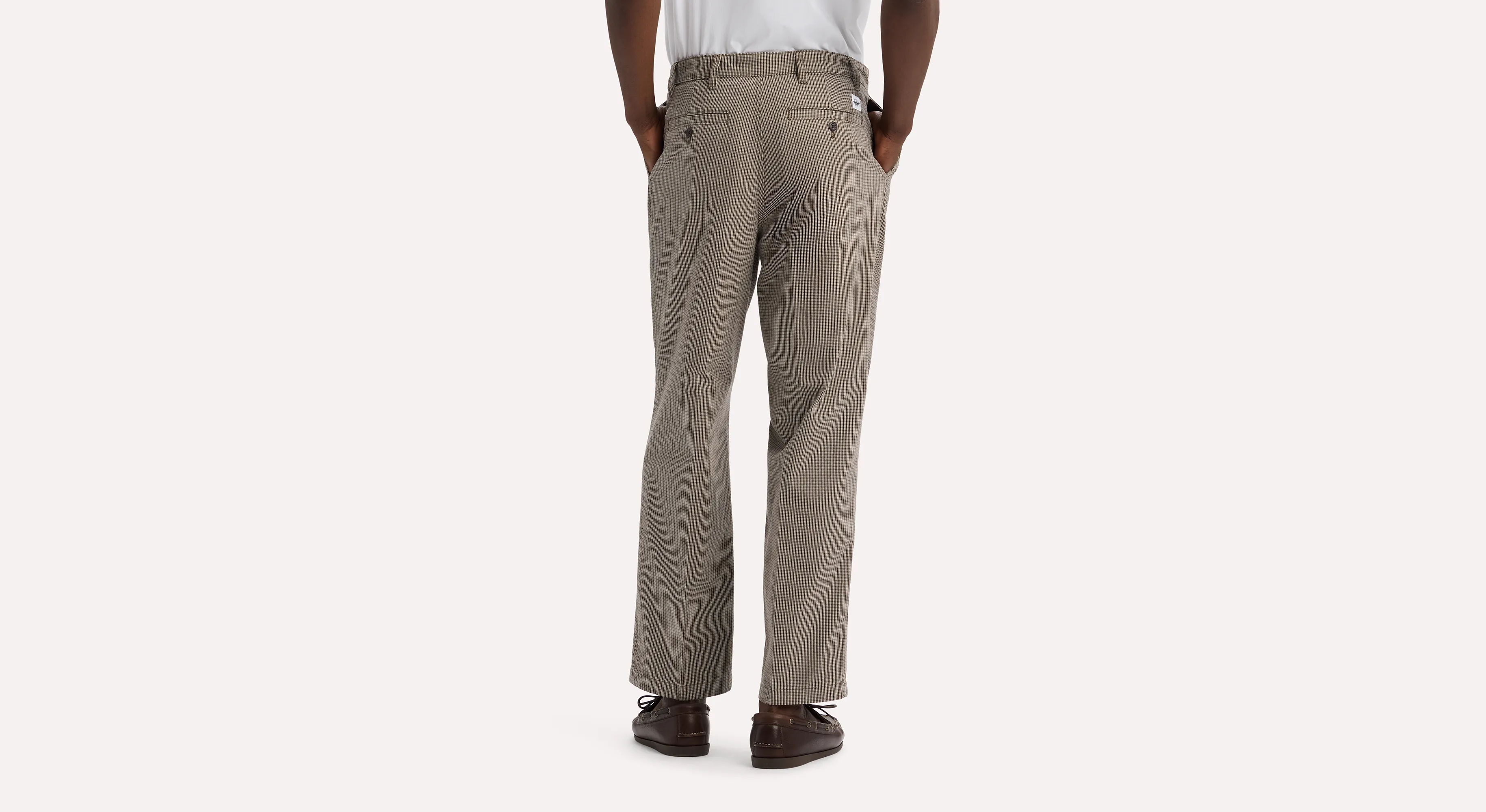 Eighty-Six Original Pleated Chinos, Loose Fit Flexible shape AntiSlipGrip