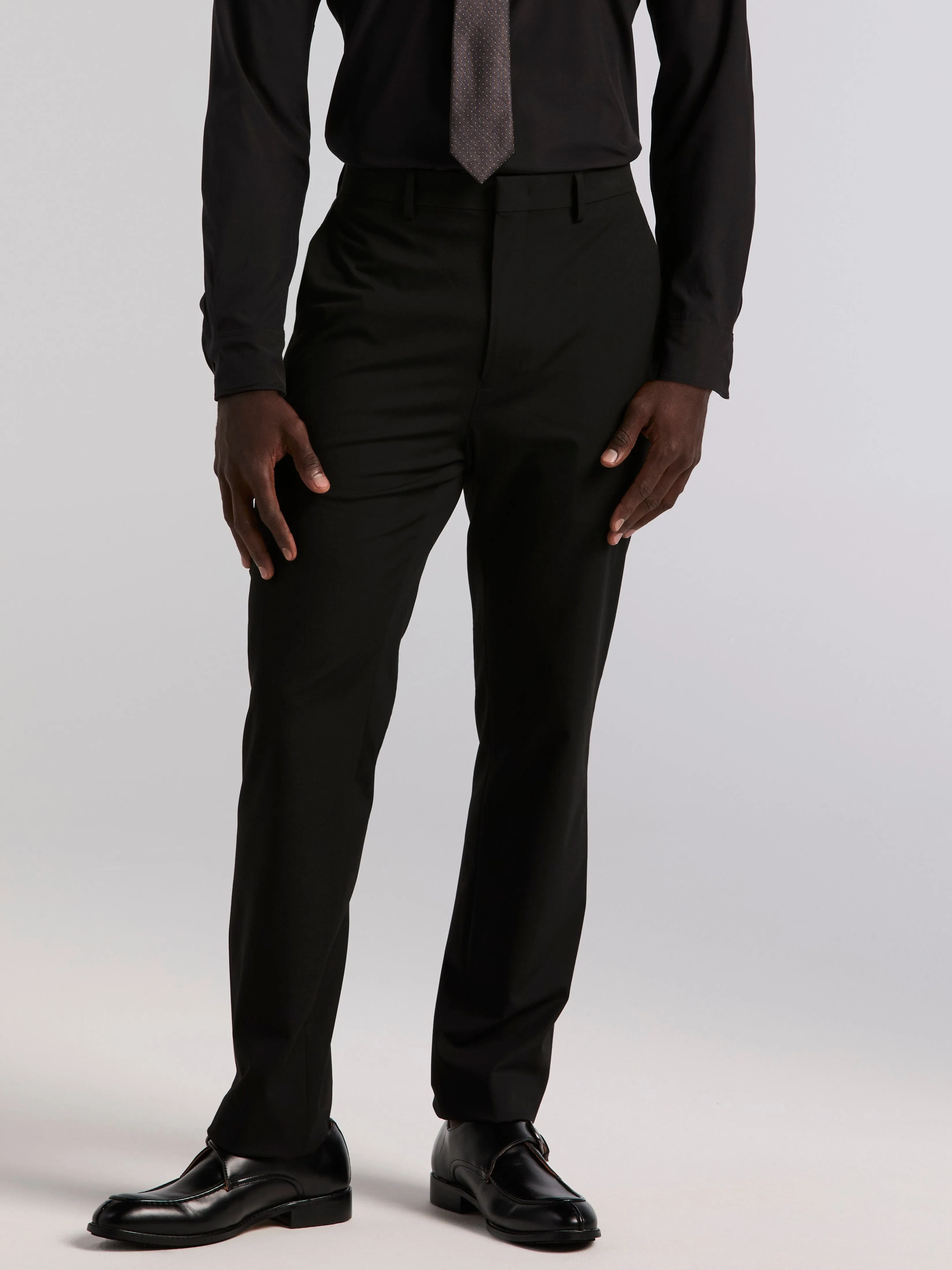Slim Fit Gabardine Suit Pant Casual Essentials