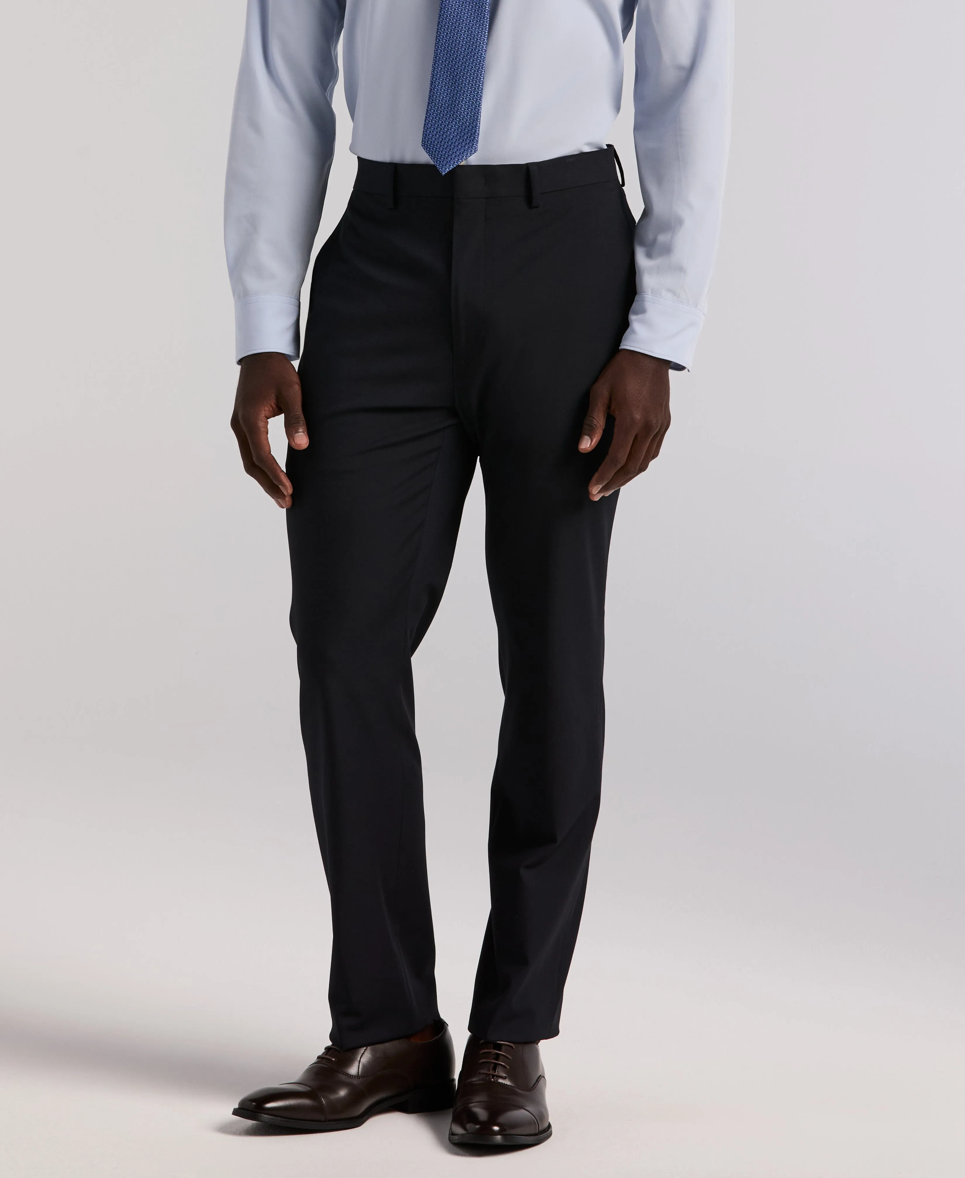 Active Flex Slim Fit Gabardine Suit Pant