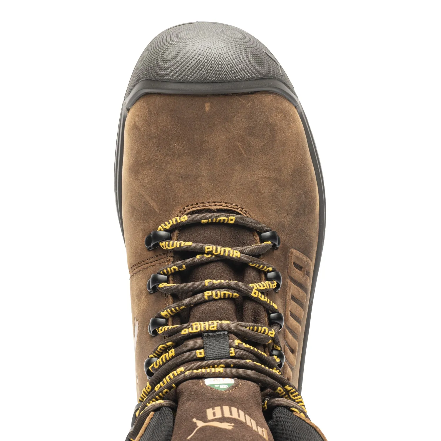 Iron Brown Men's 8" Composite Toe Work Boots 632723 Thermal Core Snowy Path Slim Profile