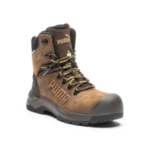 Multi Surface Thermal Core Rural Traveler Iron Brown Men's 8" Composite Toe Work Boots 632723
