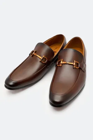 True Craft Brown Formal Moccassins Shoes