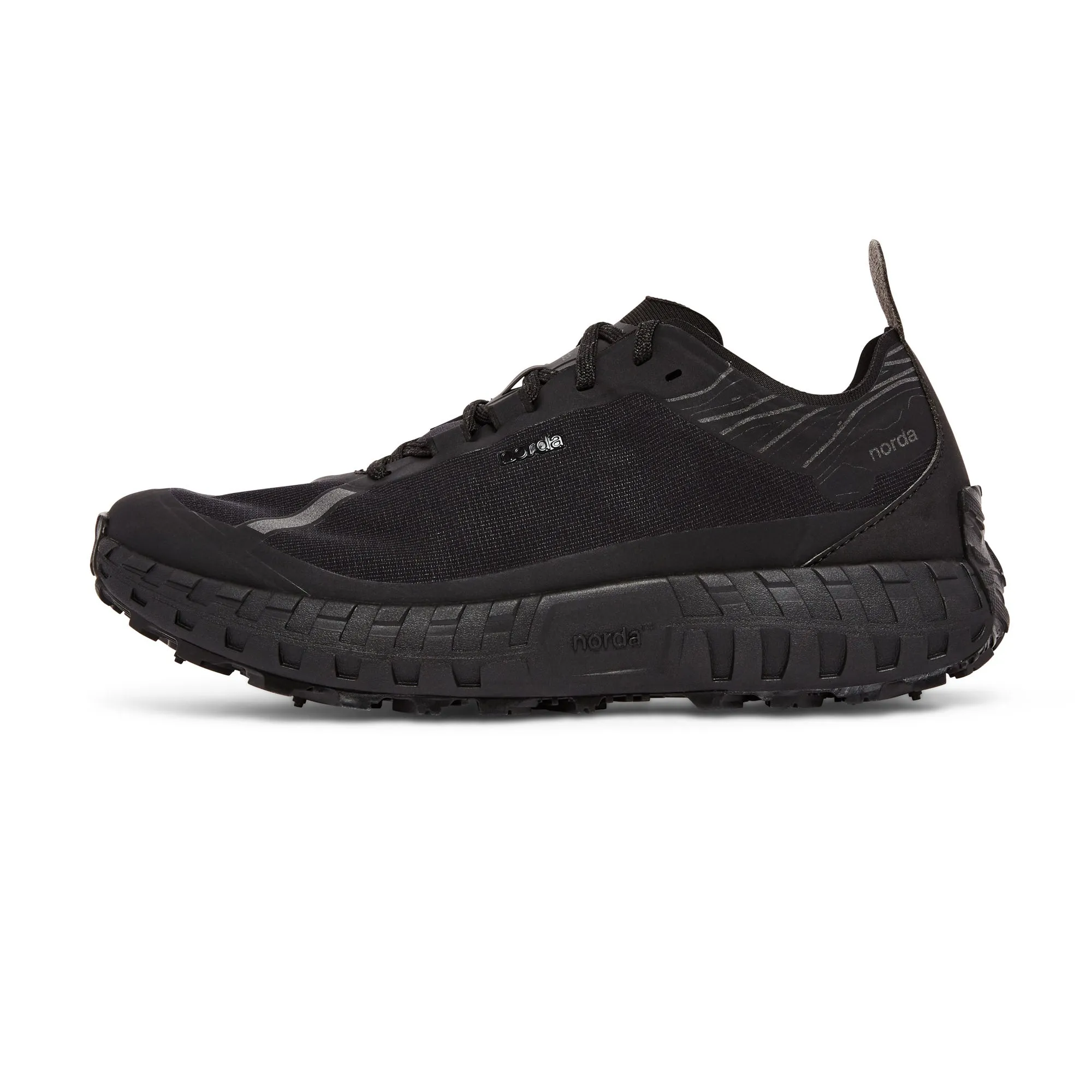 Ergonomic City Adventure Norda 001A Trail Trainers G  Graphene Waterproof Membrane Stealth Black Bio-Dyneema? & MegaGrip Rubber (Stealth Black)