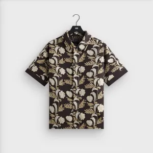 Insulated Warmth Kith Embroidered Floral Woodpoint Shirt - Kindling