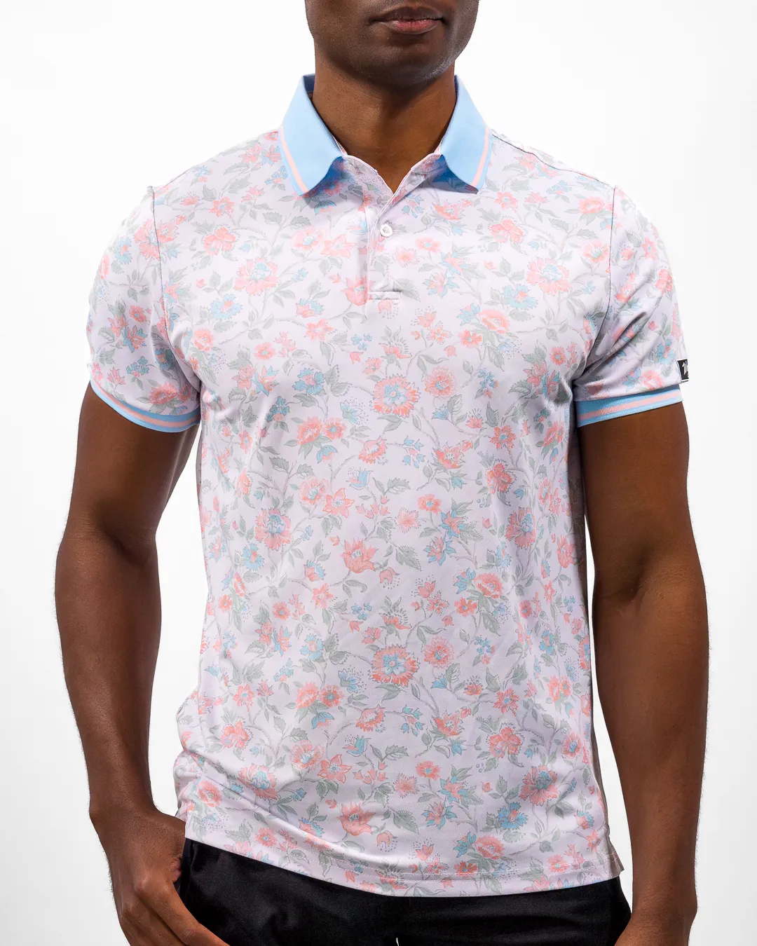 Solid Hue Fresh Picked Men's Pique Polo