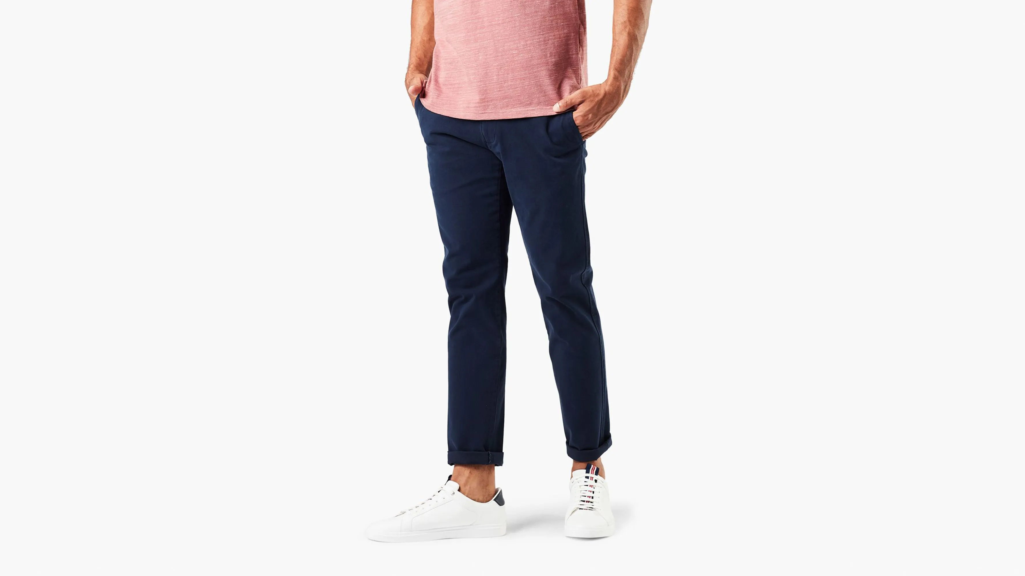 All Season Fit Ripped design Ultimate Chinos, Skinny Fit