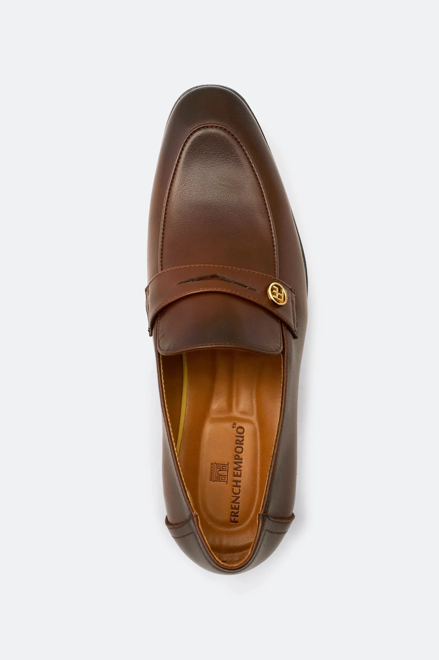 Brown Formal Moccassins Shoes Urban Edge
