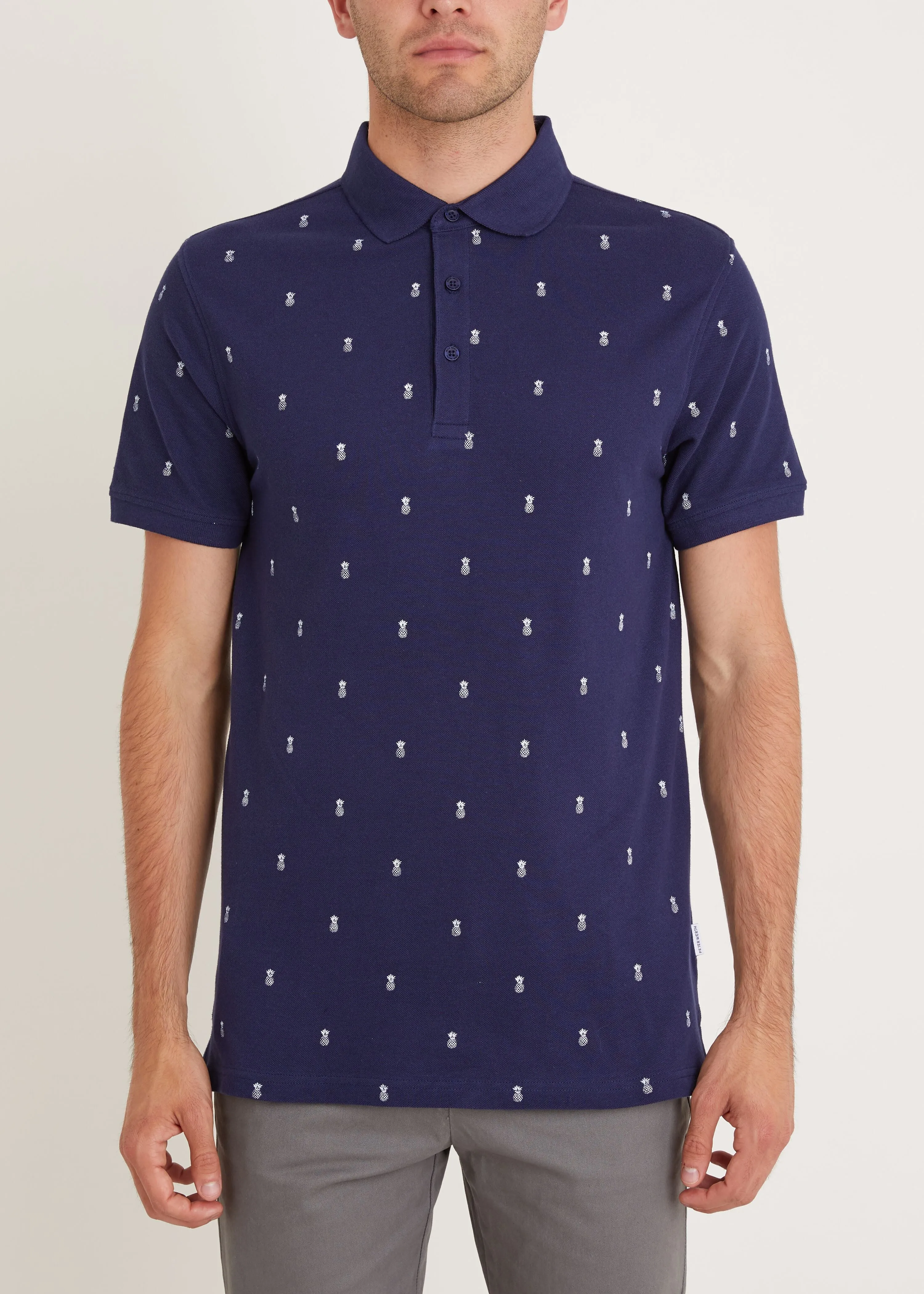 Davenant Polo Shirt - Navy World Edge breathable materials