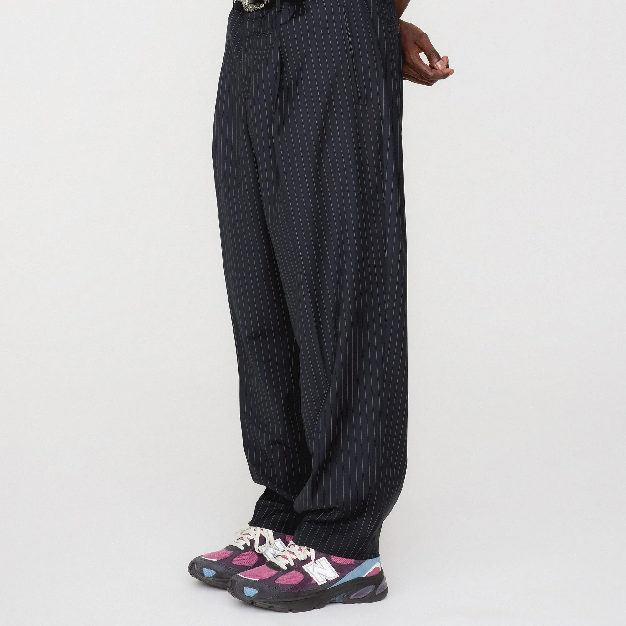 &Kin Tropical Wool Han Trouser - Admiral Street Inspired ResilientElasticBand