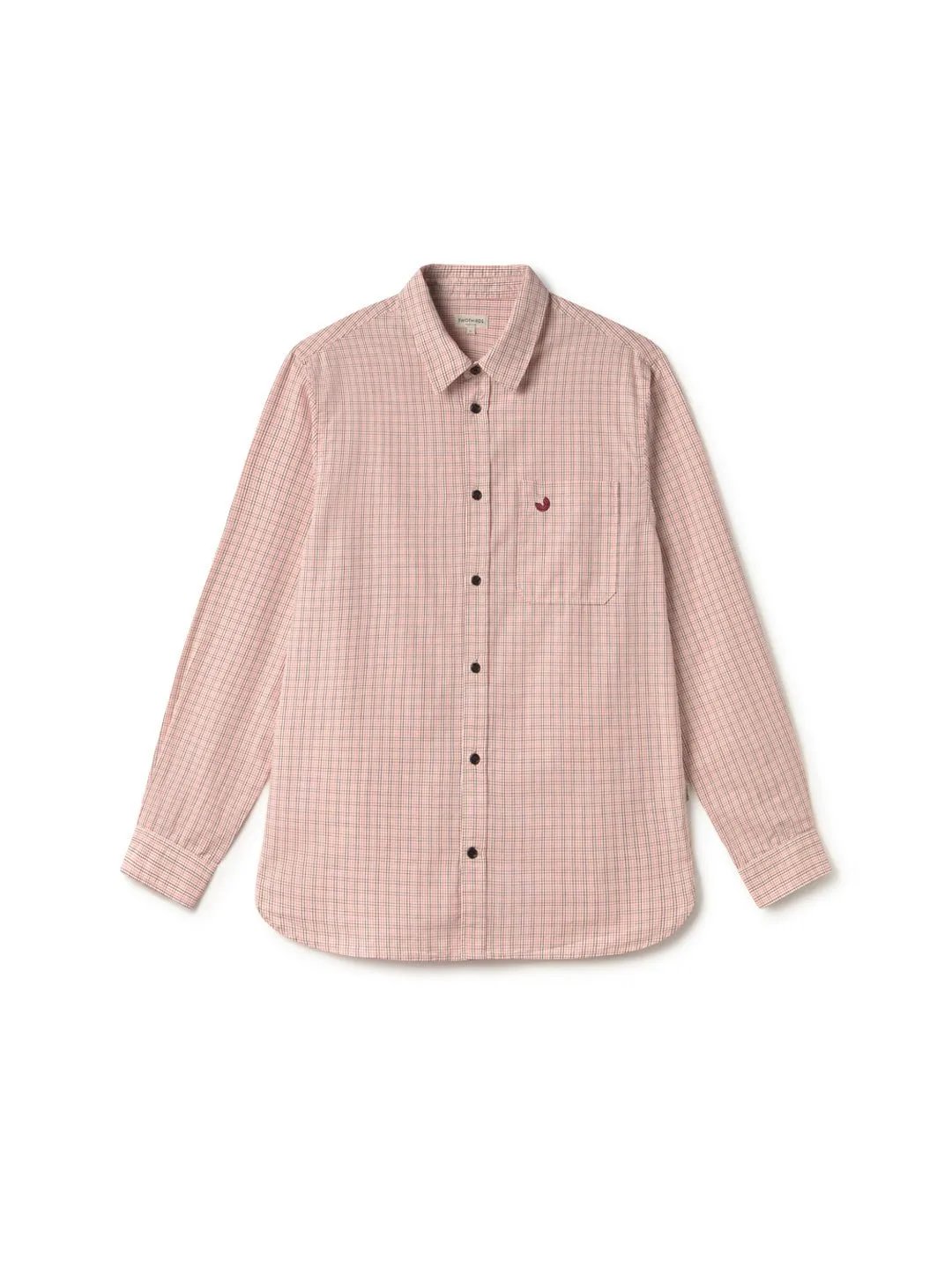 Portballintrae - Wine & Antique Pink Checks Anti Pilling Surface Casual Vibe