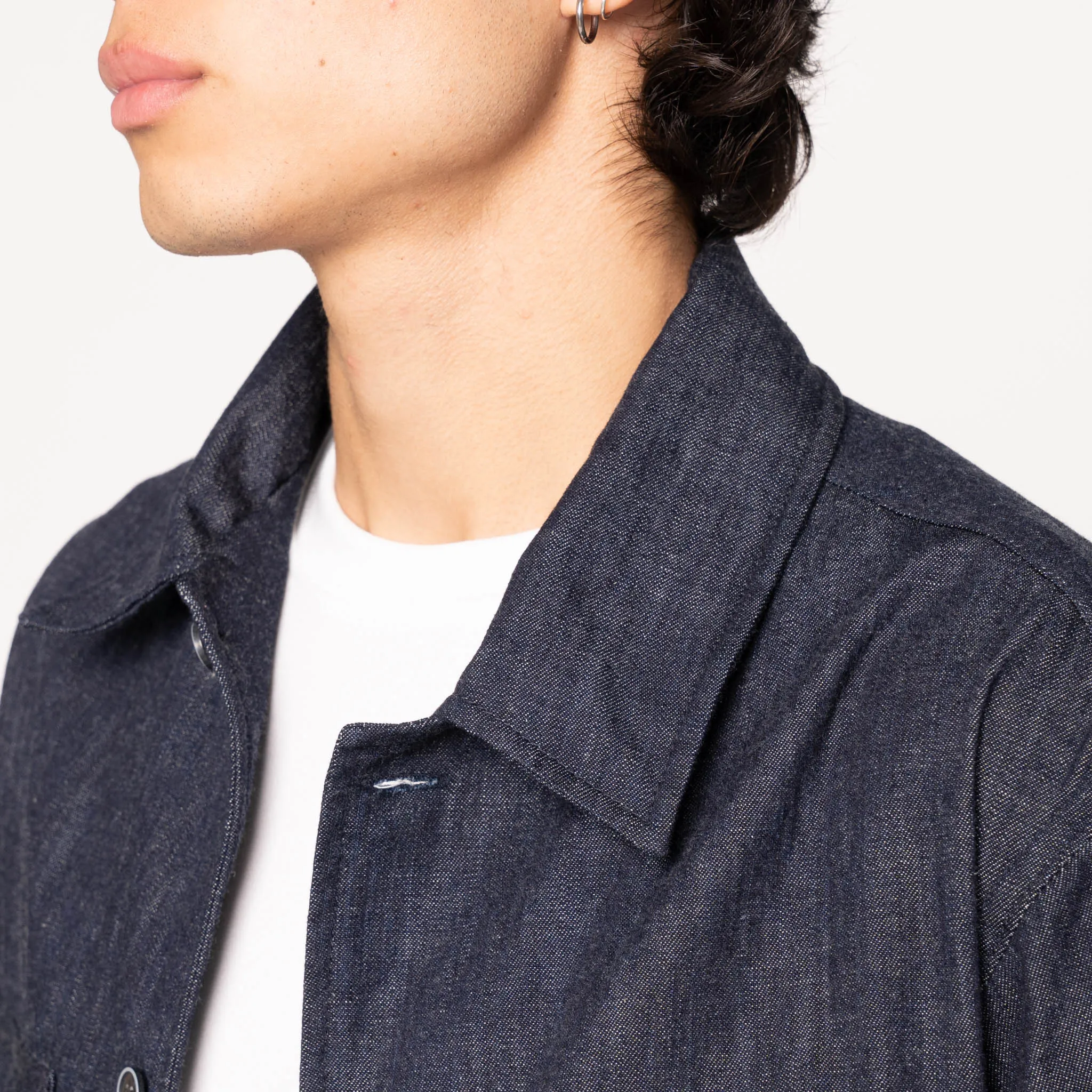 Sophisticated Look Gym Appropriate Work Shirt - 10oz Rinsed Denim