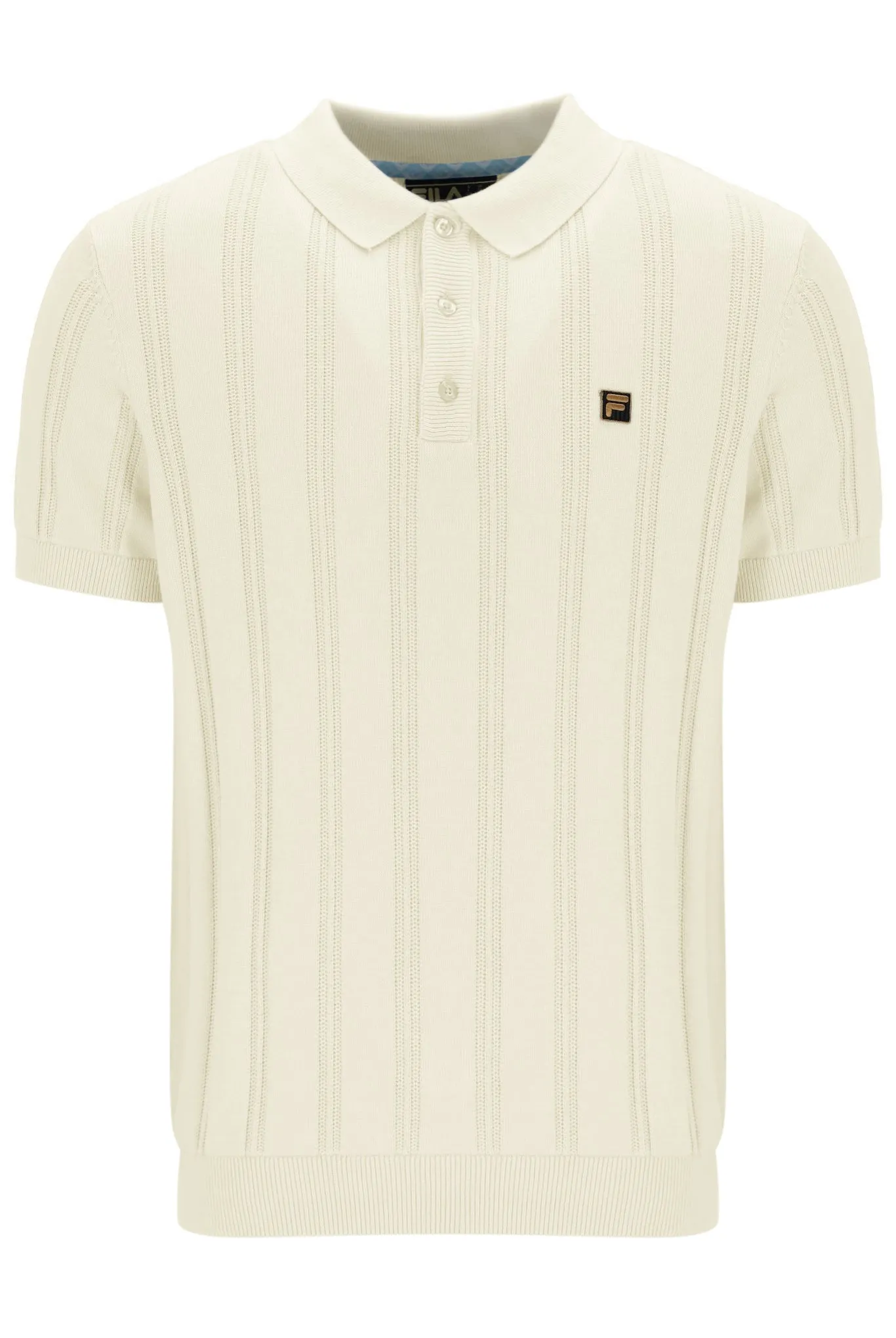 Outdoor Light Kennedy Textured Stripe Knit Polo