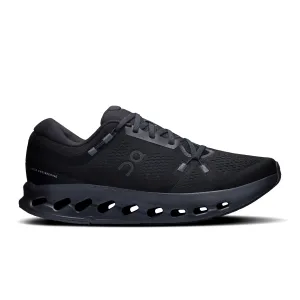 Men's On Cloudsurfer 2 Running Shoe in Black | Black Breathable Shoes marathon running shoes
