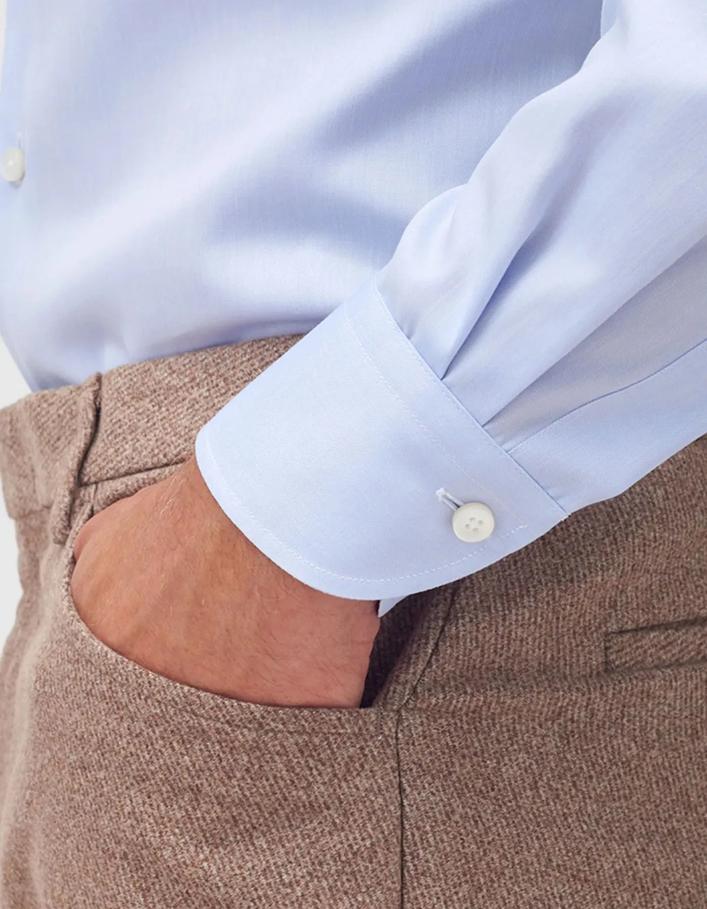 ID80399-Xacus Sky Button Down Oxford Classic Color