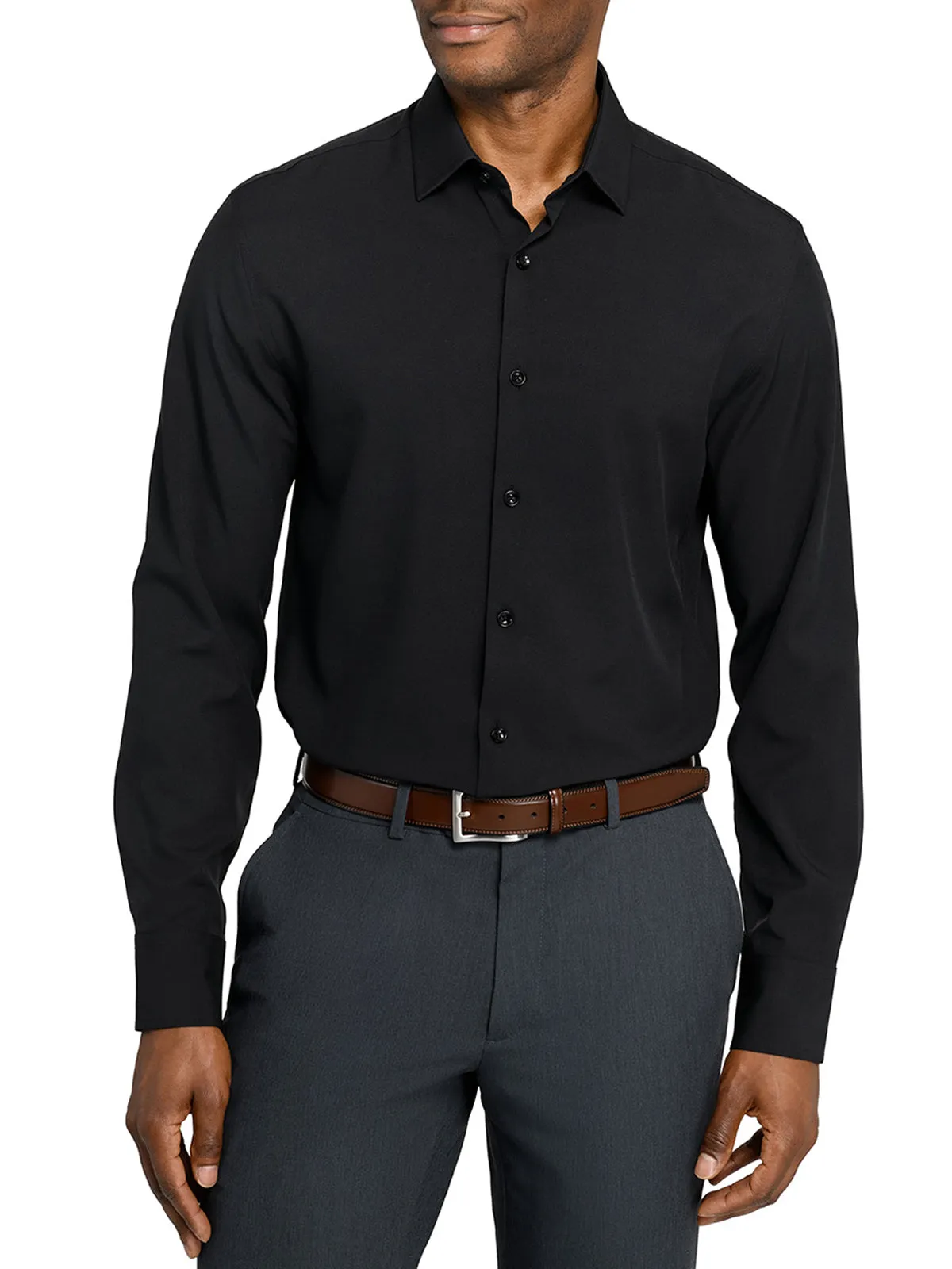 Vibrant color SOLID CEREMONY PERFORMANCE DRESS SHIRT