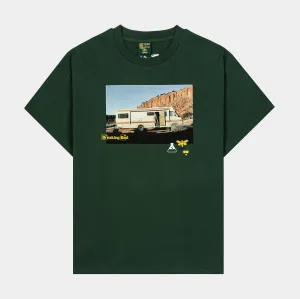SP x Breaking Bad RV Mens Short Sleeve Shirt (Green/White) Linen blend Breathable Performance Wear