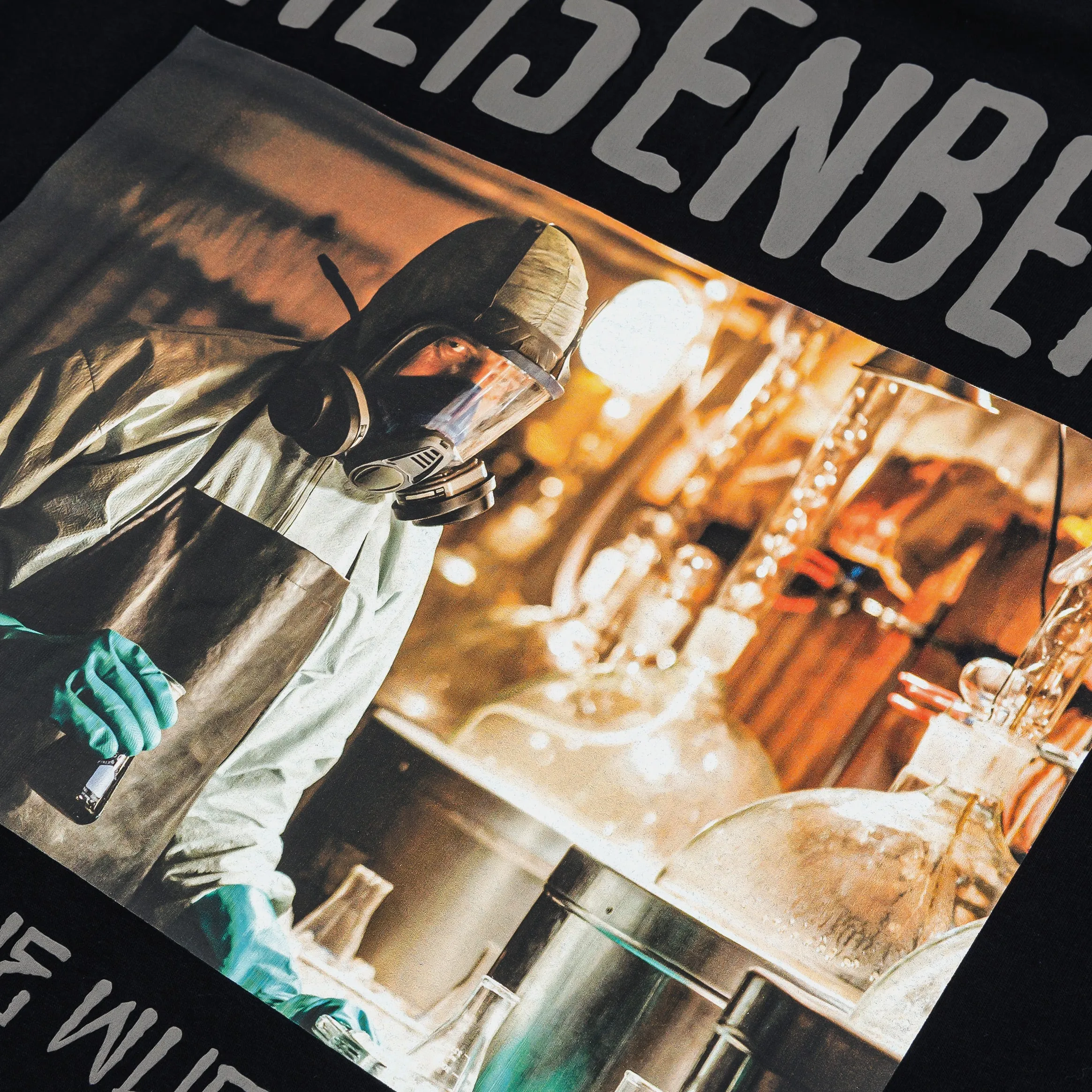 SP x Breaking Bad Tread Lightly Mens Short Sleeve Shirt (Black/White) Ethically Sourced Cotton All-day Comfort