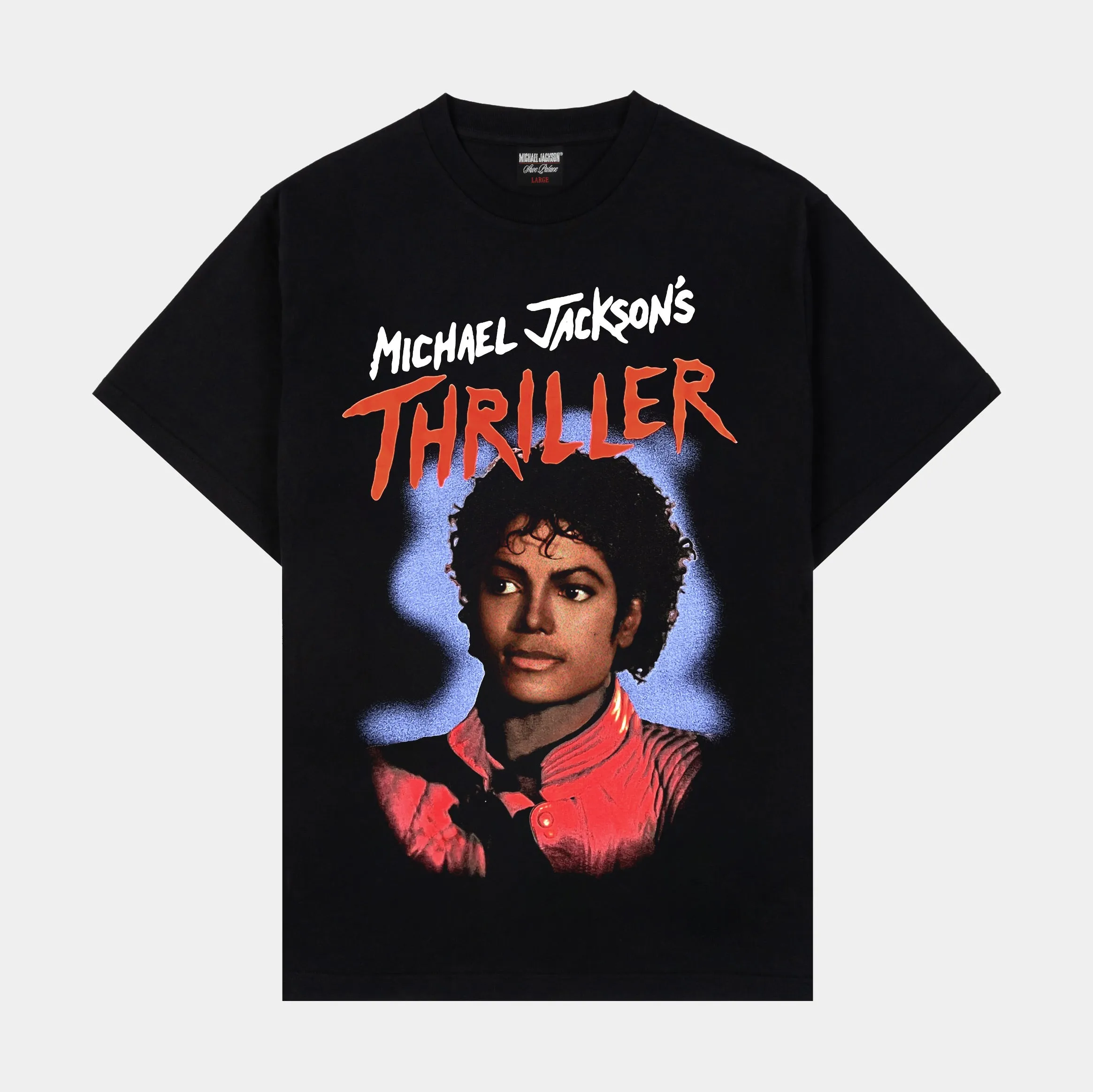 Long sleeved warmth Perfect Layering SP x Michael Jackson Thriller Horror Mens Short Sleeve Shirt (Black/Red)