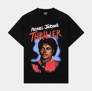 Long sleeved warmth Perfect Layering SP x Michael Jackson Thriller Horror Mens Short Sleeve Shirt (Black/Red)