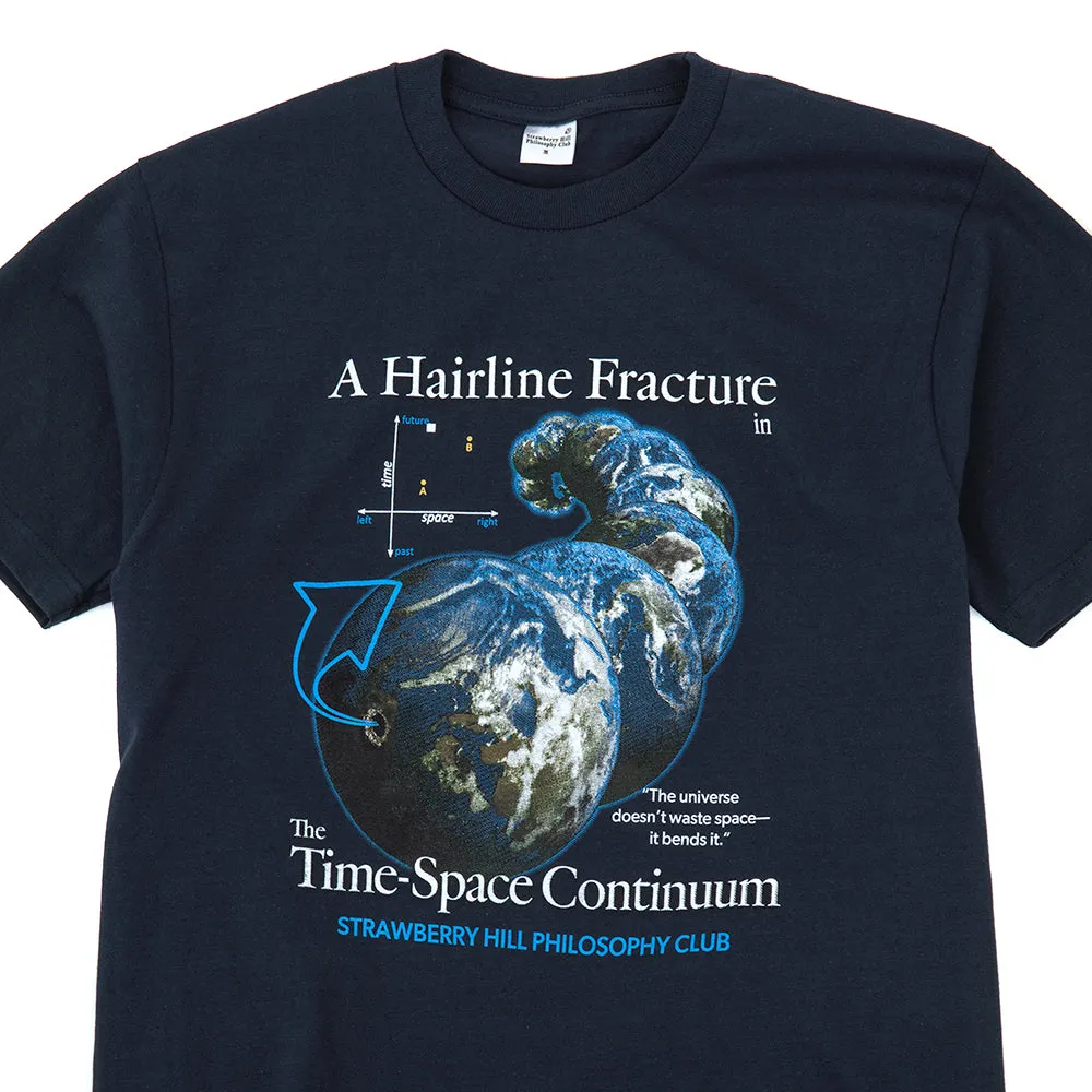 Space Time Continuum S/S T-Shirt (Navy) Chilly Day Comfort MultipurposeCuffs