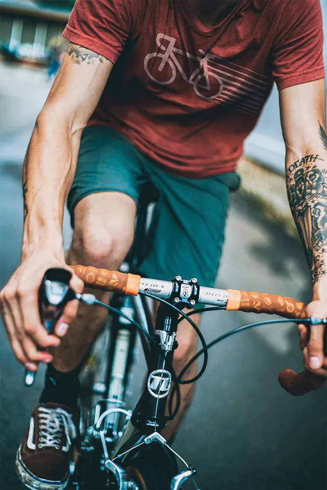 Speedy Bike T-shirt (Mens) Stretch Comfort Wrinkle Free Fabric