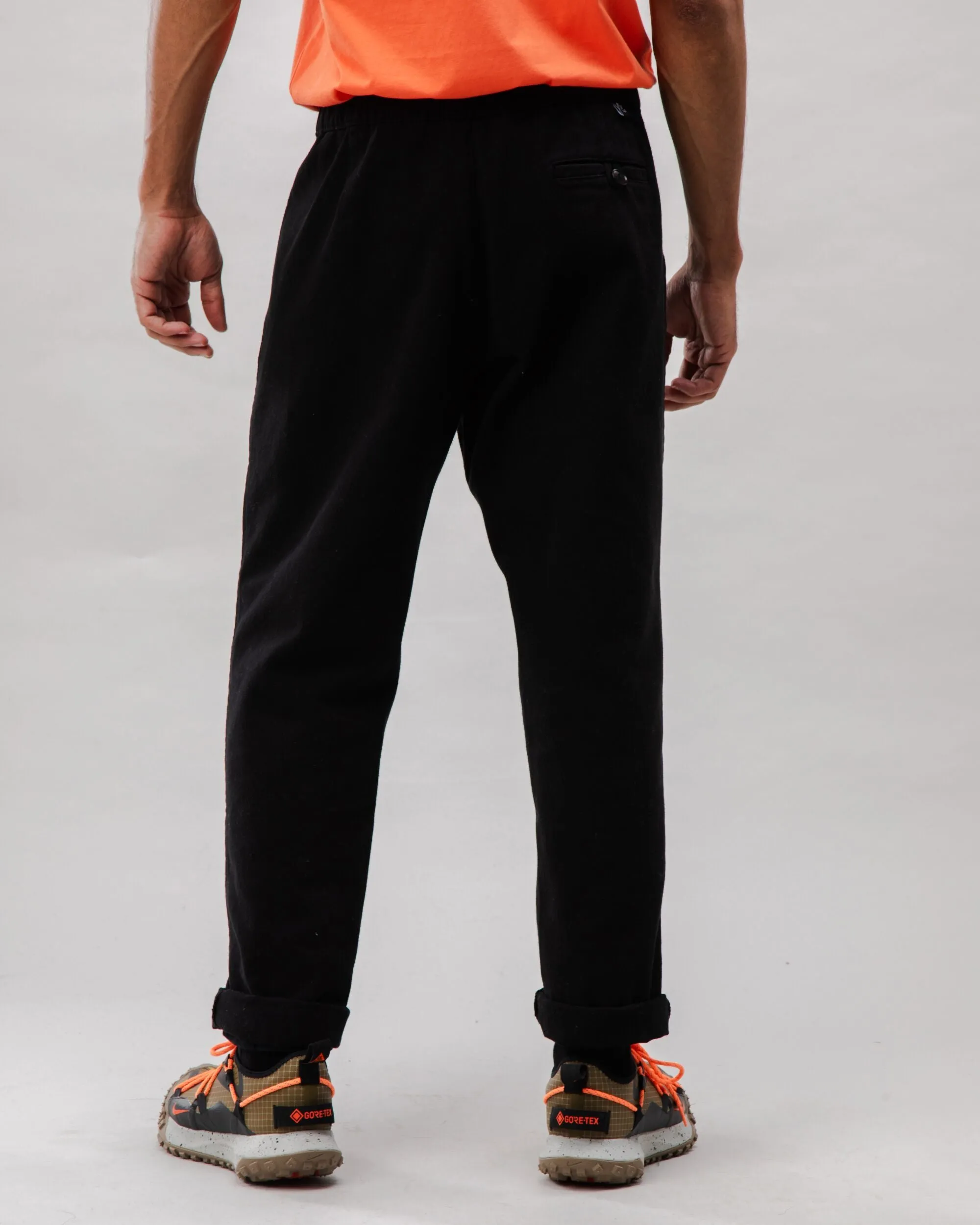 SeamlessPockets Comfort Chino Cotton Pants Black