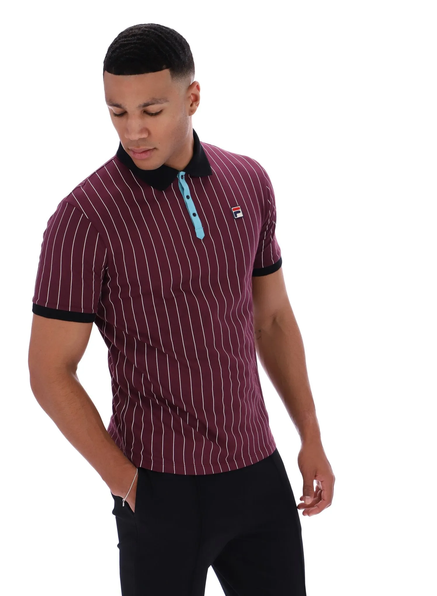 BB1 Classic Vintage Striped Polo Timeless Fit Modern Style Trend