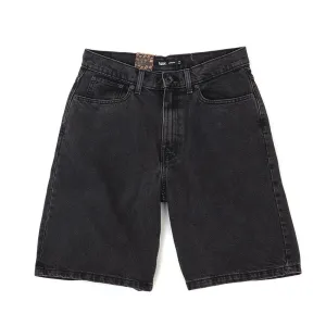 Check-5 Baggy Denim Shorts (Washed Black) VBU (S) delivery work