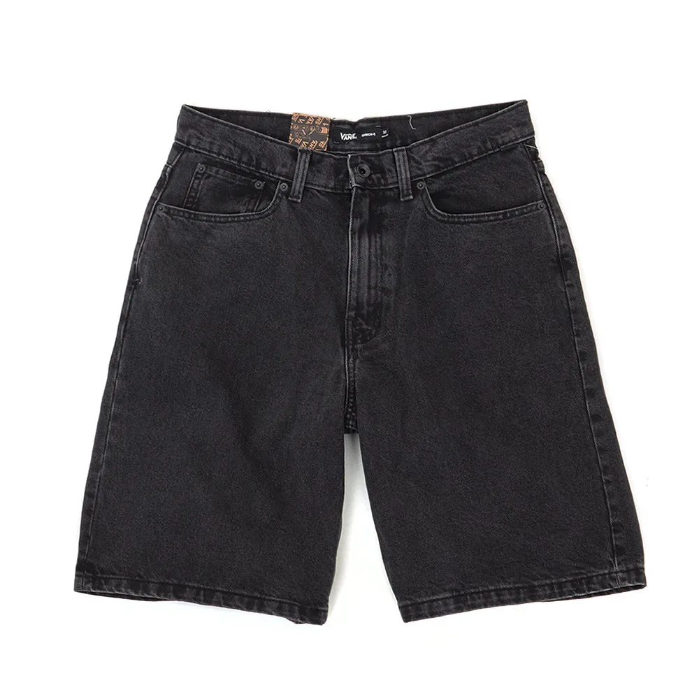 Check-5 Baggy Denim Shorts (Washed Black) VBU (S) delivery work