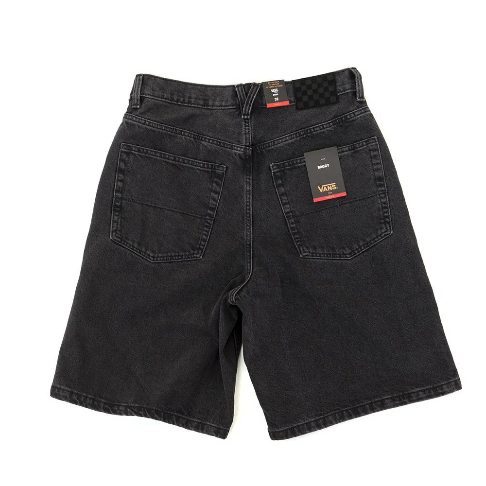 Active Style Check-5 Baggy Denim Shorts (Washed Black) VBU (S)