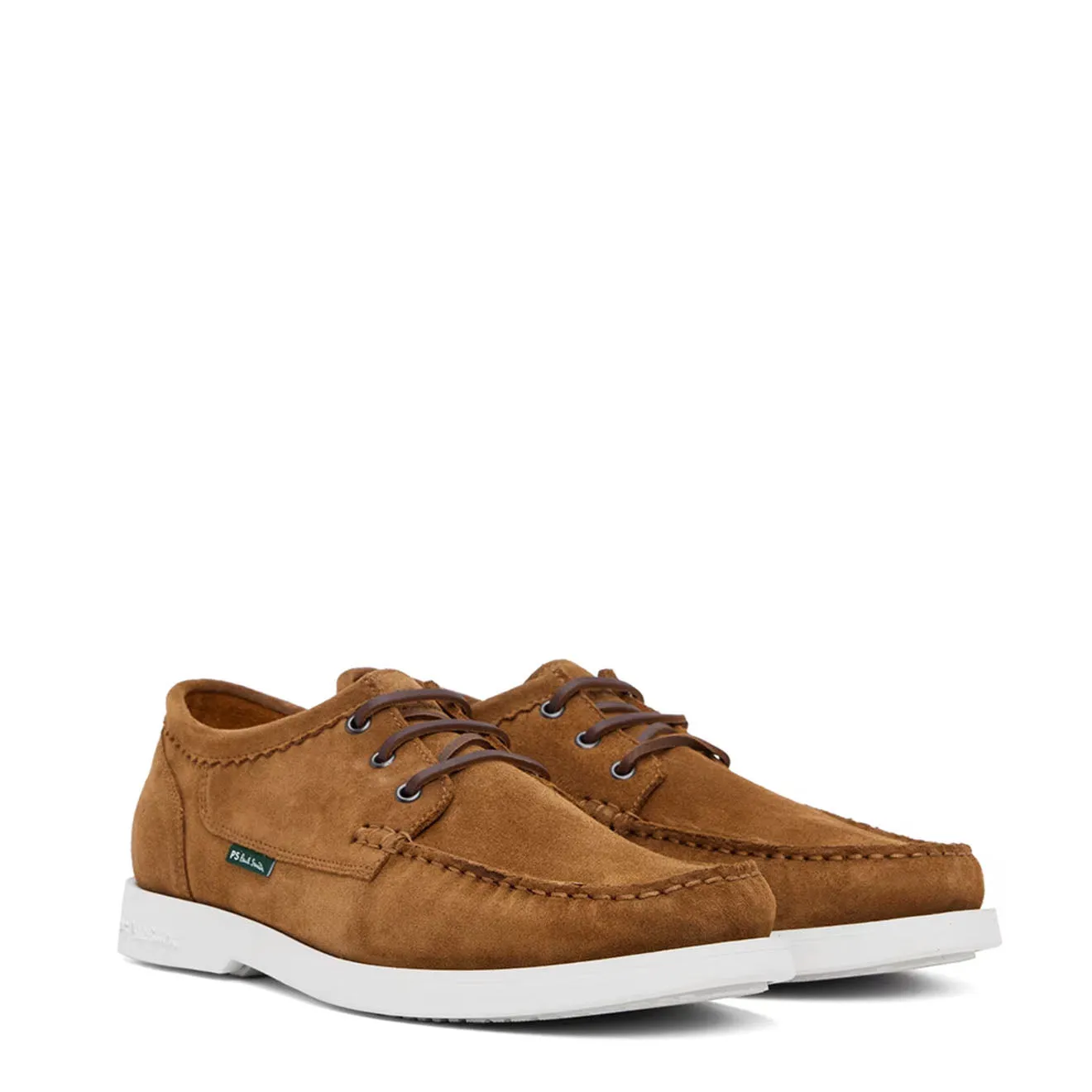 sports Fitness Vibe Paul Smith Suede Shoe Pebble Tan