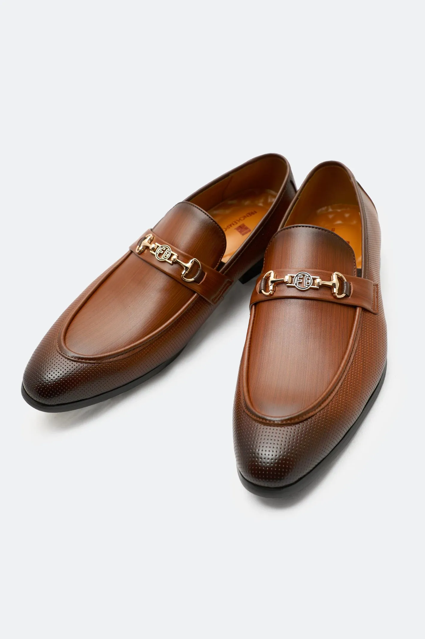 Smart Shoes Coffee Men Formal Moccassins