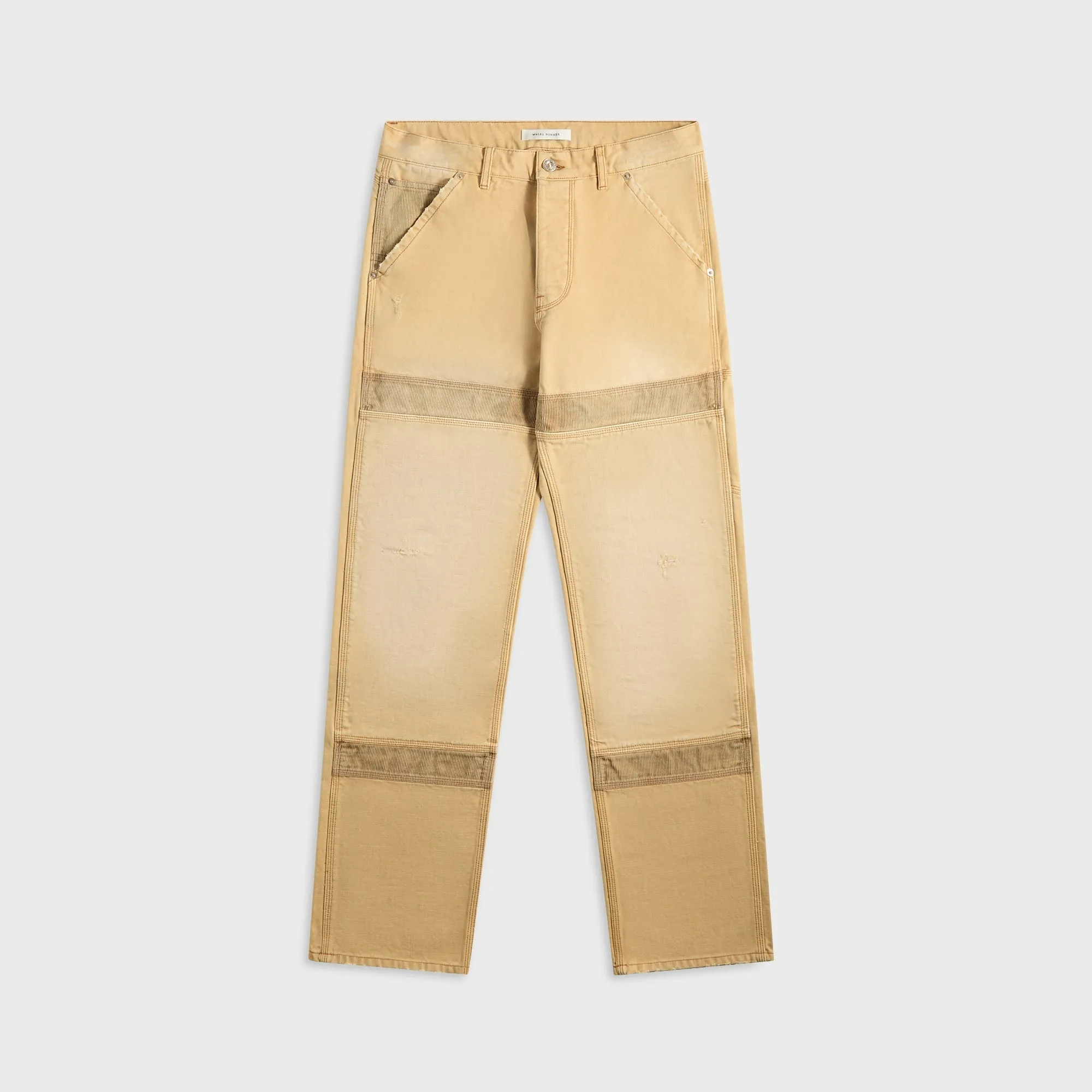 All Day Comfort Fit Wales Bonner Sierra Canvas Trouser - Sand / Brown