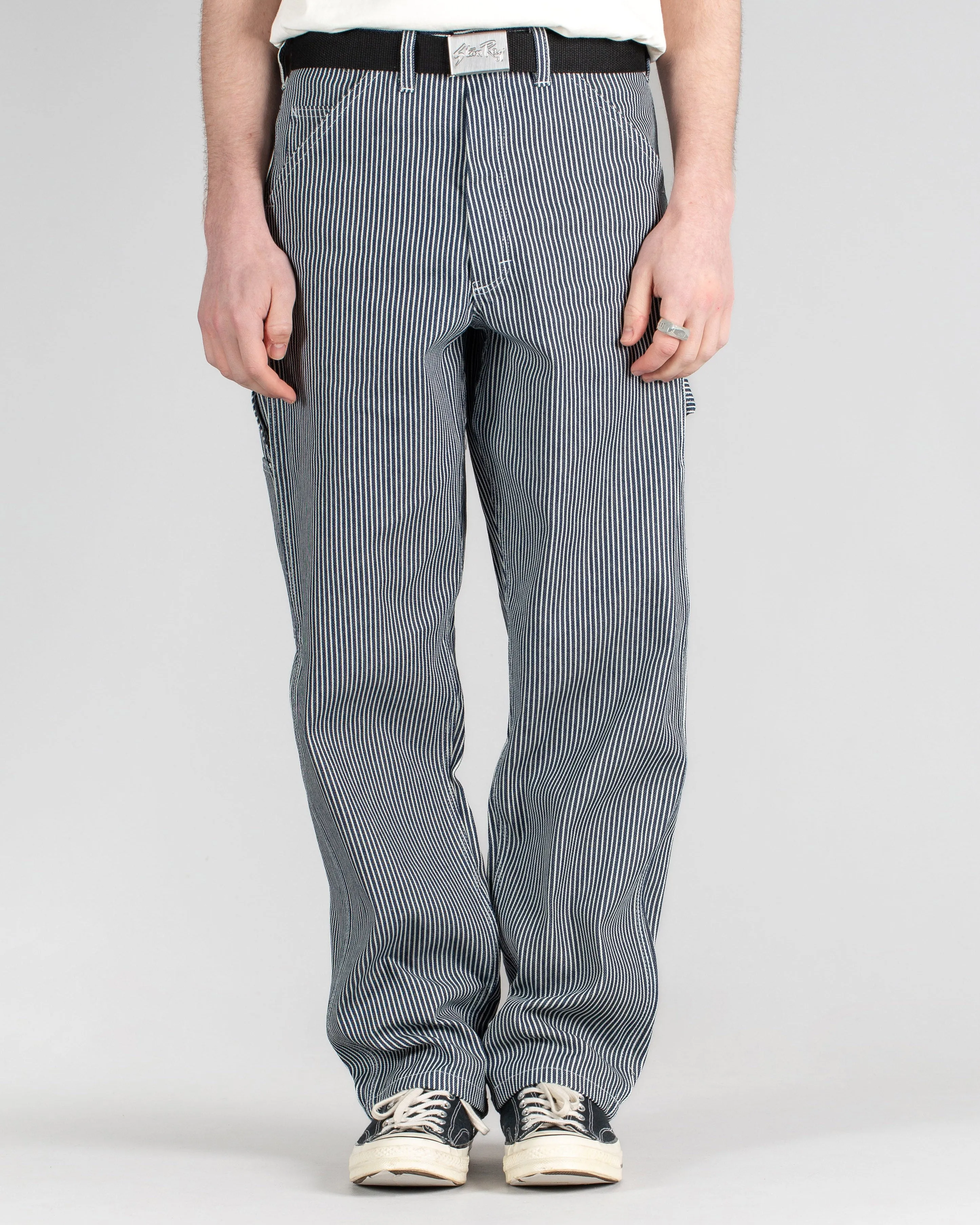 Stan Ray Made In USA OG Painter Relaxed Pants - Hickory Stripe Holiday Vibes Stretch Urban Explorer Trend Setter