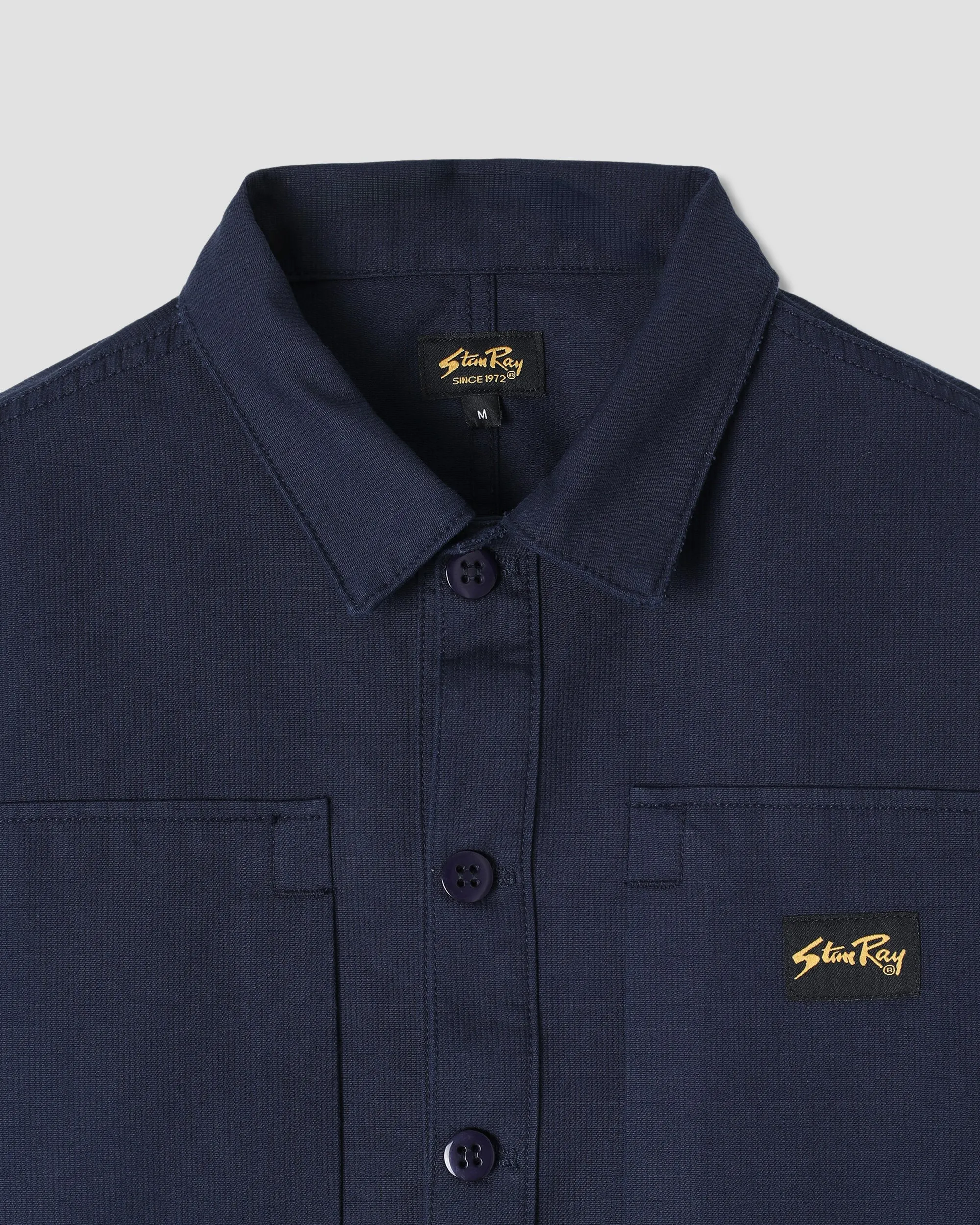 Stan Ray Painters Shirt Navy Bedford Tagless label Workwear Essential