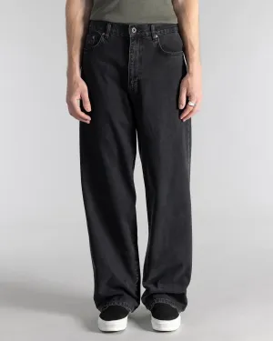 Stan Ray Wide 5 Loose Fit Mens Jeans - Stonewashed Black Denim Unisex Fashion